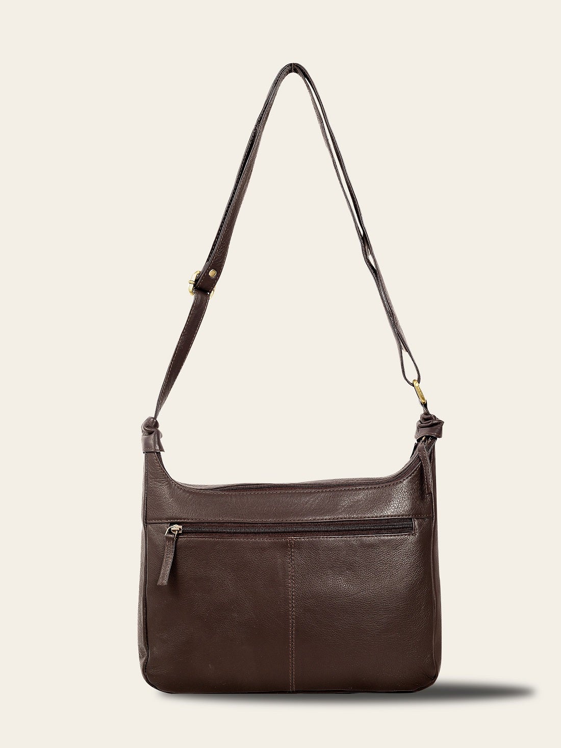 Stylish handmade Crossbody Bag made from top-grain leather, featuring a compact design and durable hardware.