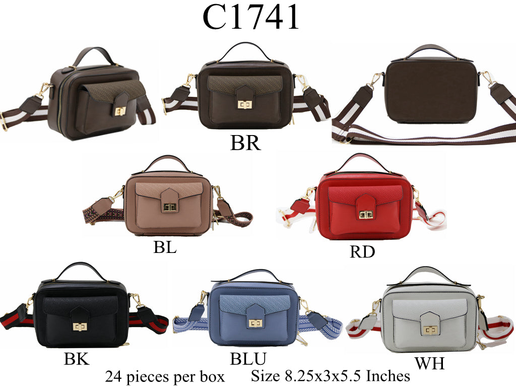 Crossbody C1741 bag featuring a sleek design and adjustable strap, perfect for everyday use.