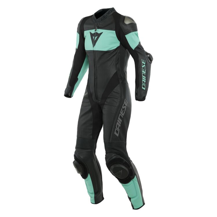 Dainese Imatra Perforated Women's Race Suit showcasing full grain cowhide leather and advanced protective features.