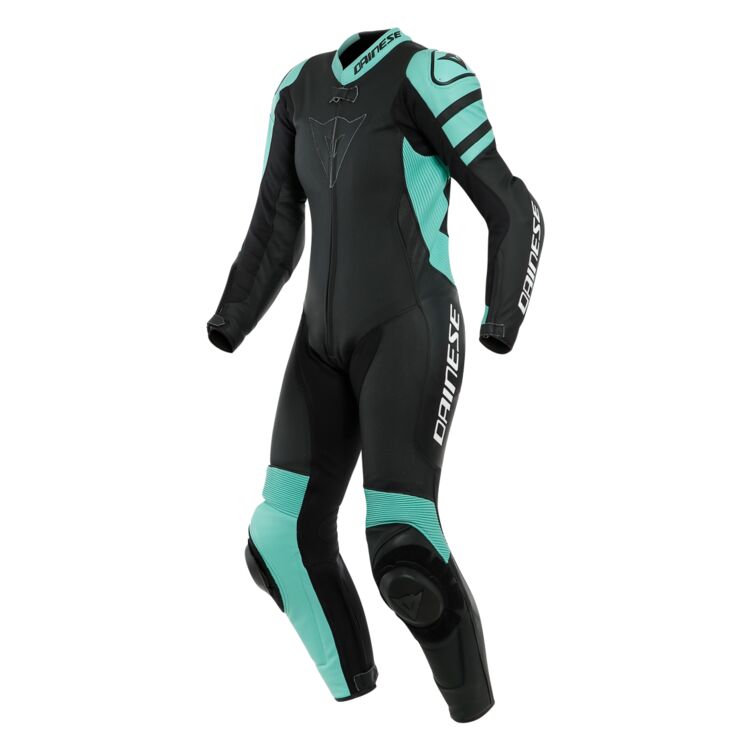 Dainese Killalane Perforated Women's Race Suit showcasing premium Tutu cowhide leather and advanced protective features.