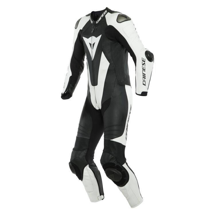 Dainese Laguna Seca 5 Perforated Race Suit showcasing tough Tutu cowhide leather and advanced protection features.