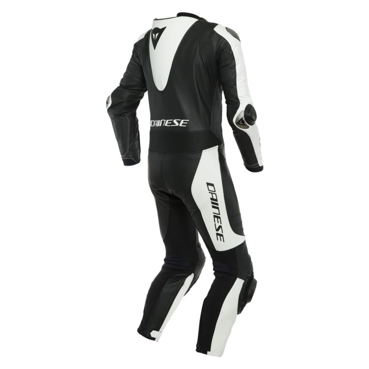 Dainese Laguna Seca 5 Perforated Race Suit showcasing tough Tutu cowhide leather and advanced protection features.