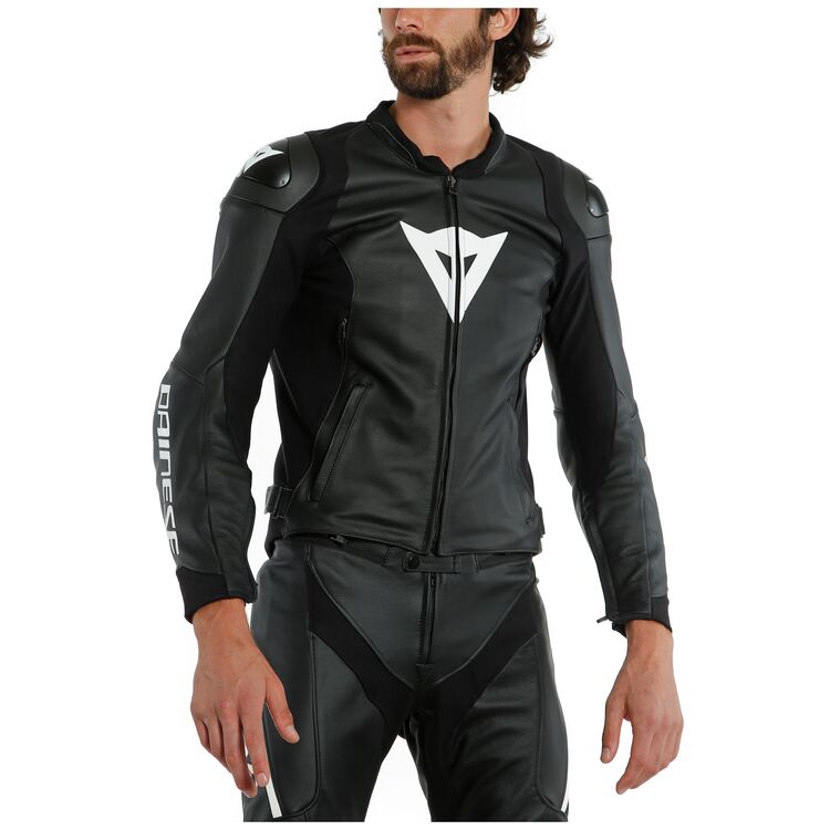 Dainese Sport Pro Perforated Leather Jacket showcasing premium cowhide leather, ergonomic fit, and advanced protection features.