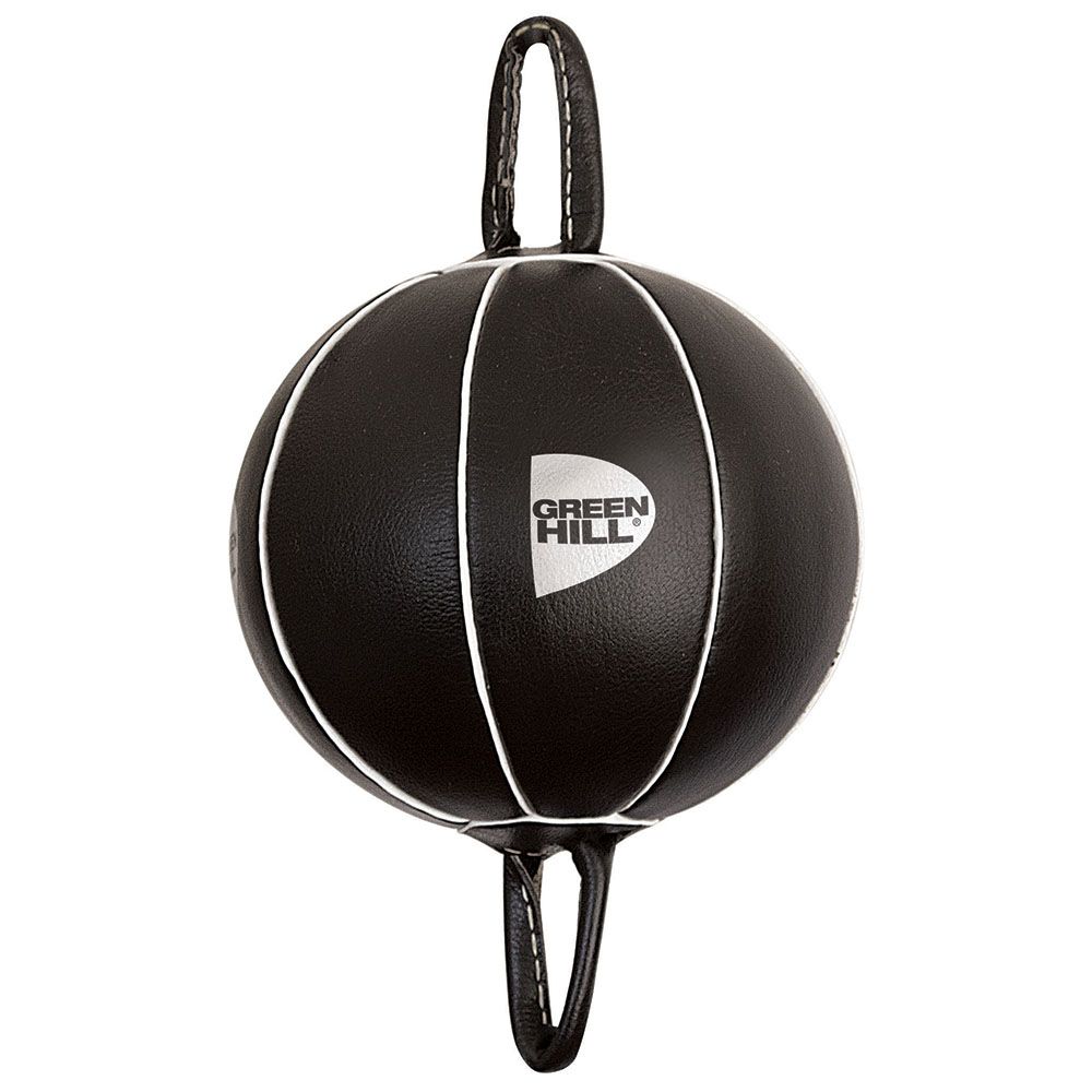 DOUBLE END BALL OMEGA made of genuine leather in black, designed for training.