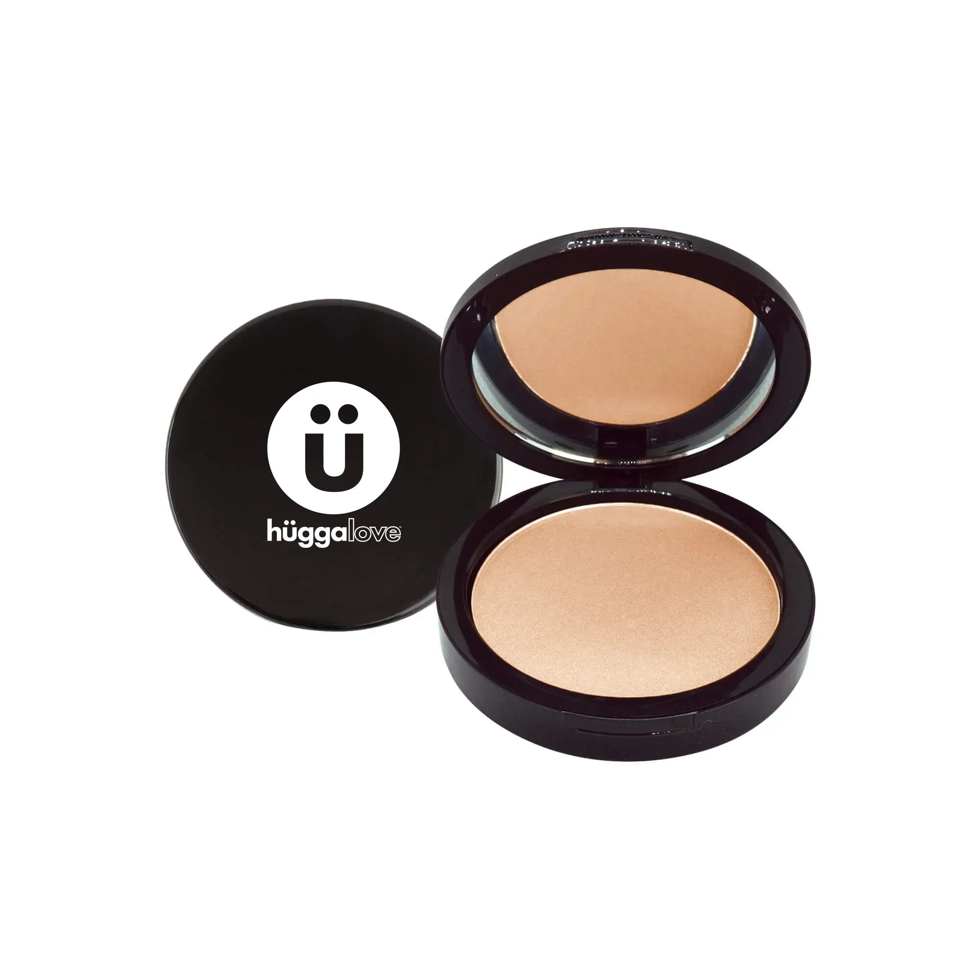 Dual Blend Powder Foundation - Malibu in a sleek compact, showcasing its powdery texture and elegant design.