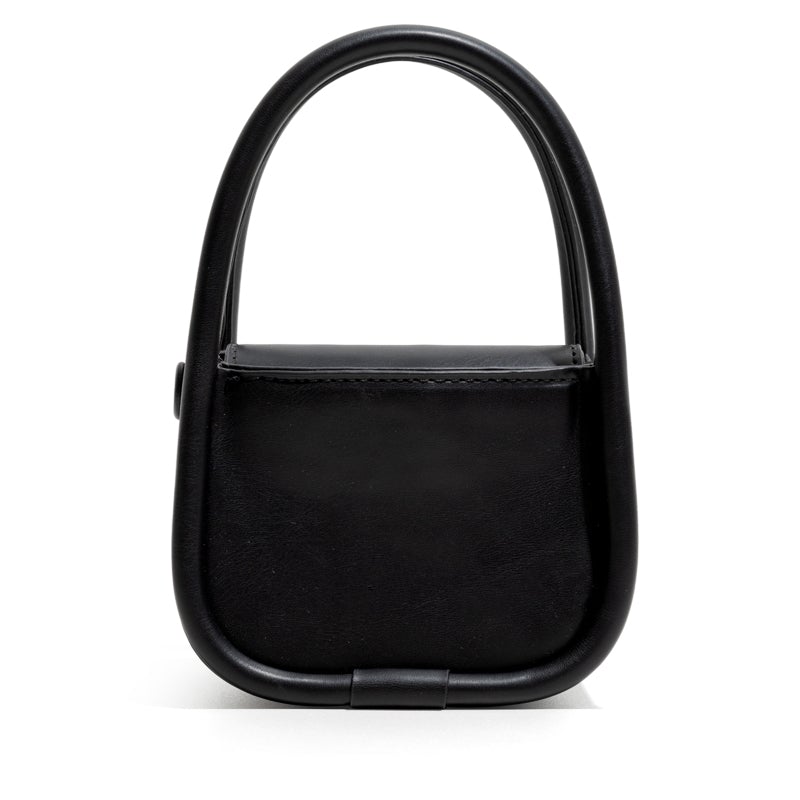 Fashion Mini All-match Lady's Leisure Handbag in stylish PU material, featuring a zipper pocket and compact design.