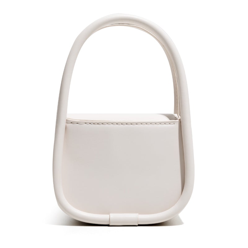 Fashion Mini All-match Lady's Leisure Handbag in stylish PU material, featuring a zipper pocket and compact design.