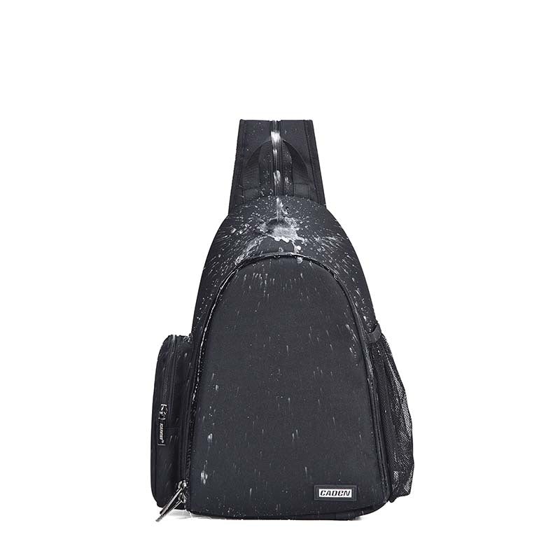 Fashion Simple Casual Waterproof Camera Bag in nylon, designed for SLR cameras with a stylish messenger bag look and waterproof features.