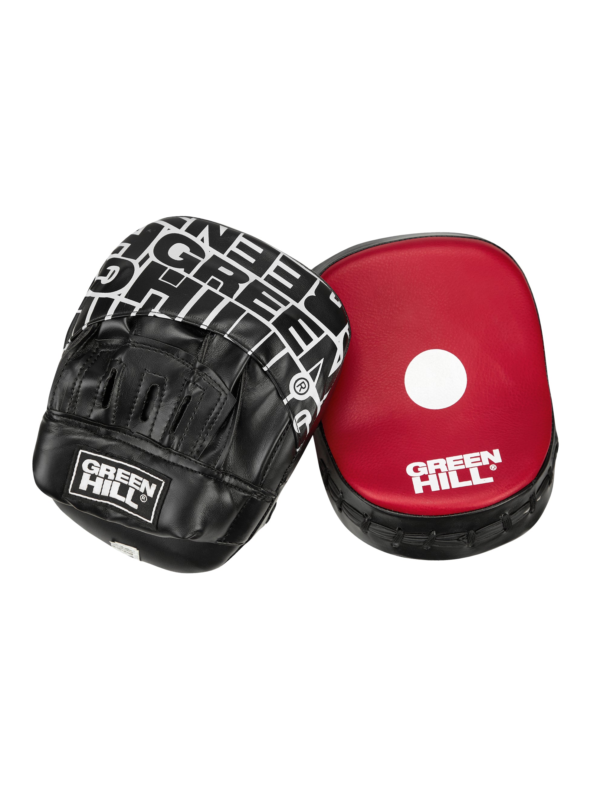 FOCUS MITT SCORPION made of durable synthetic leather, designed for striking practice with a comfortable grip.