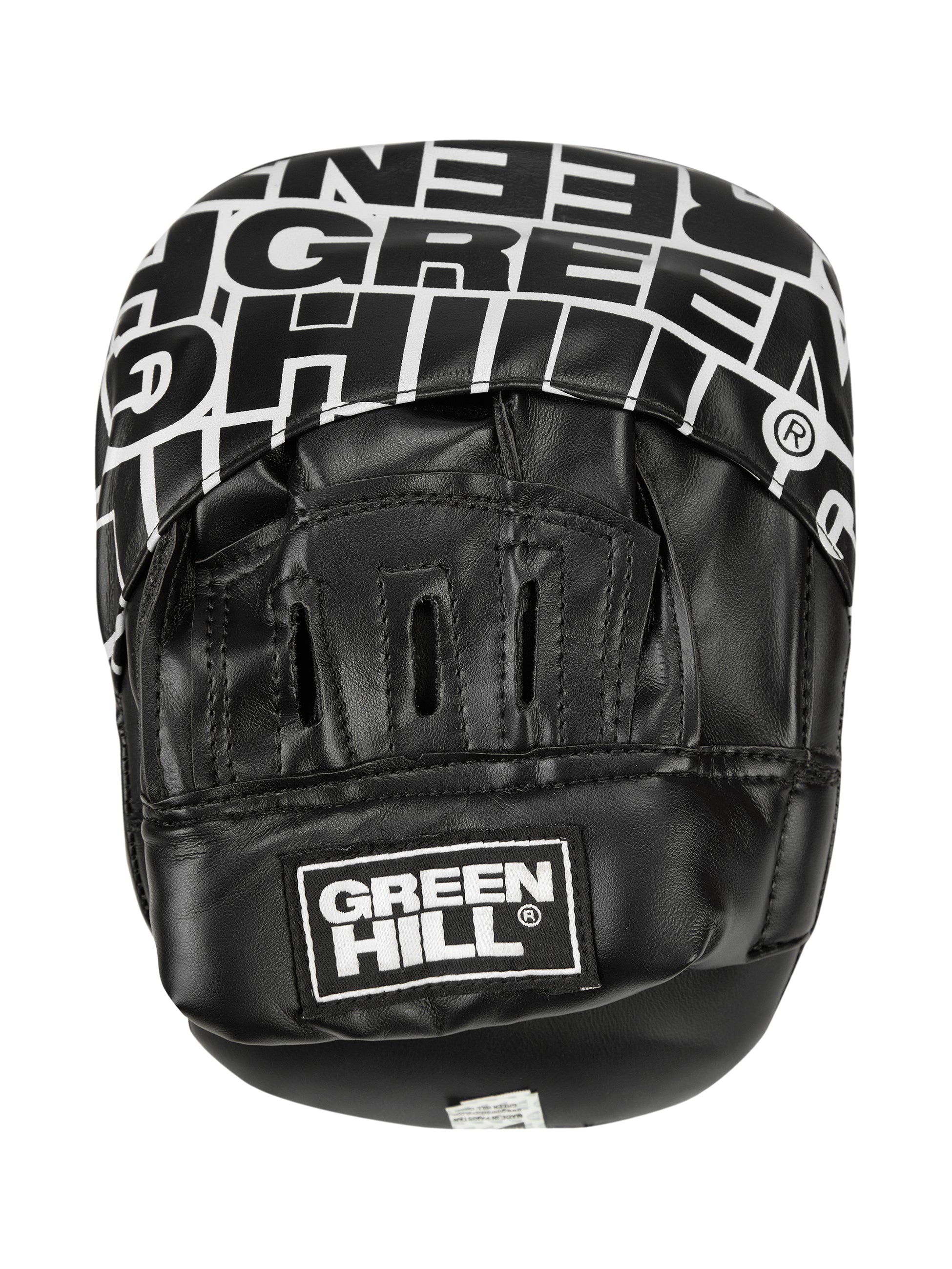 FOCUS MITT SCORPION made of durable synthetic leather, designed for striking practice with a comfortable grip.