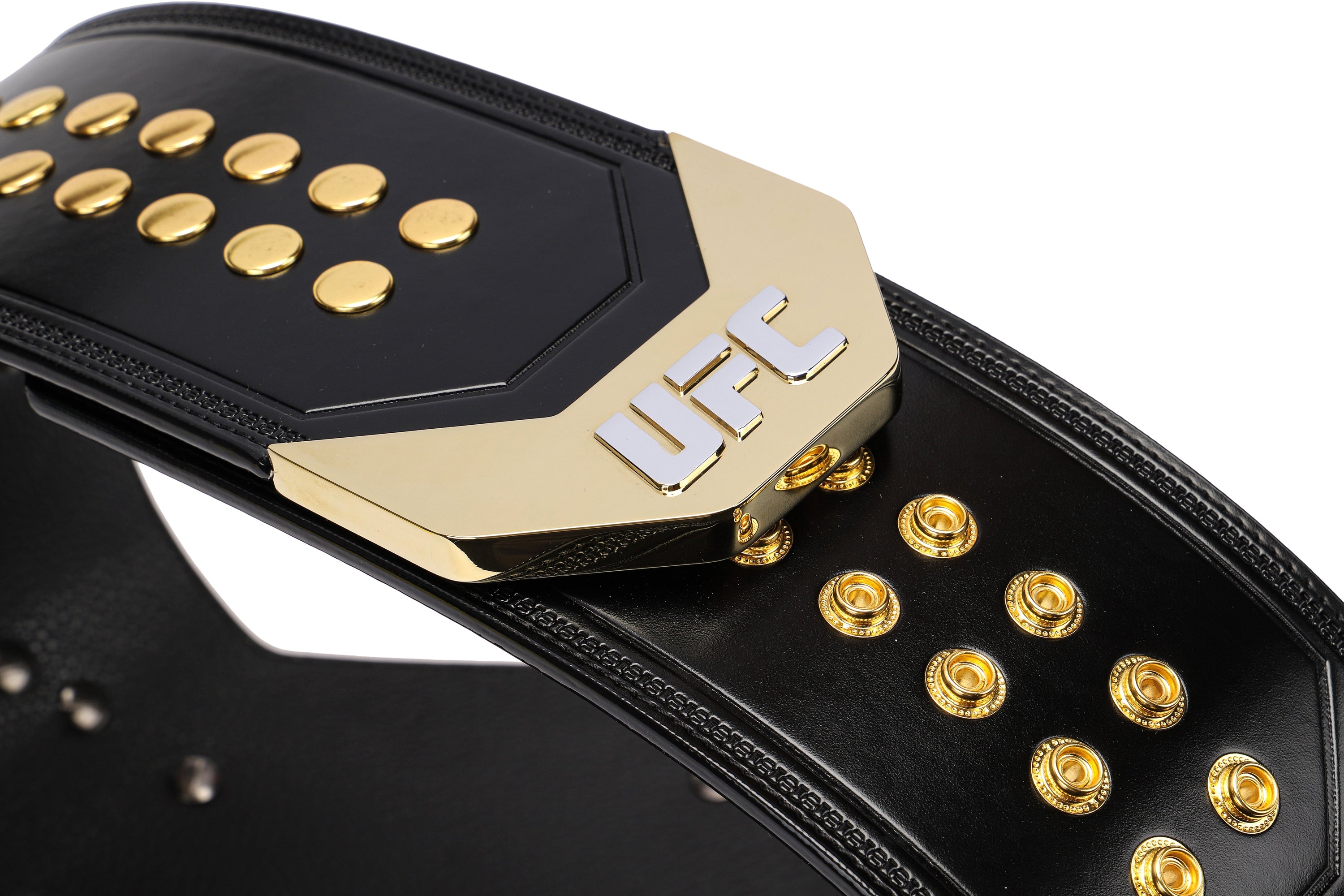 Forrest Griffin Signed UFC Replica Classic Championship Belt displayed elegantly, showcasing its detailed design and autograph.