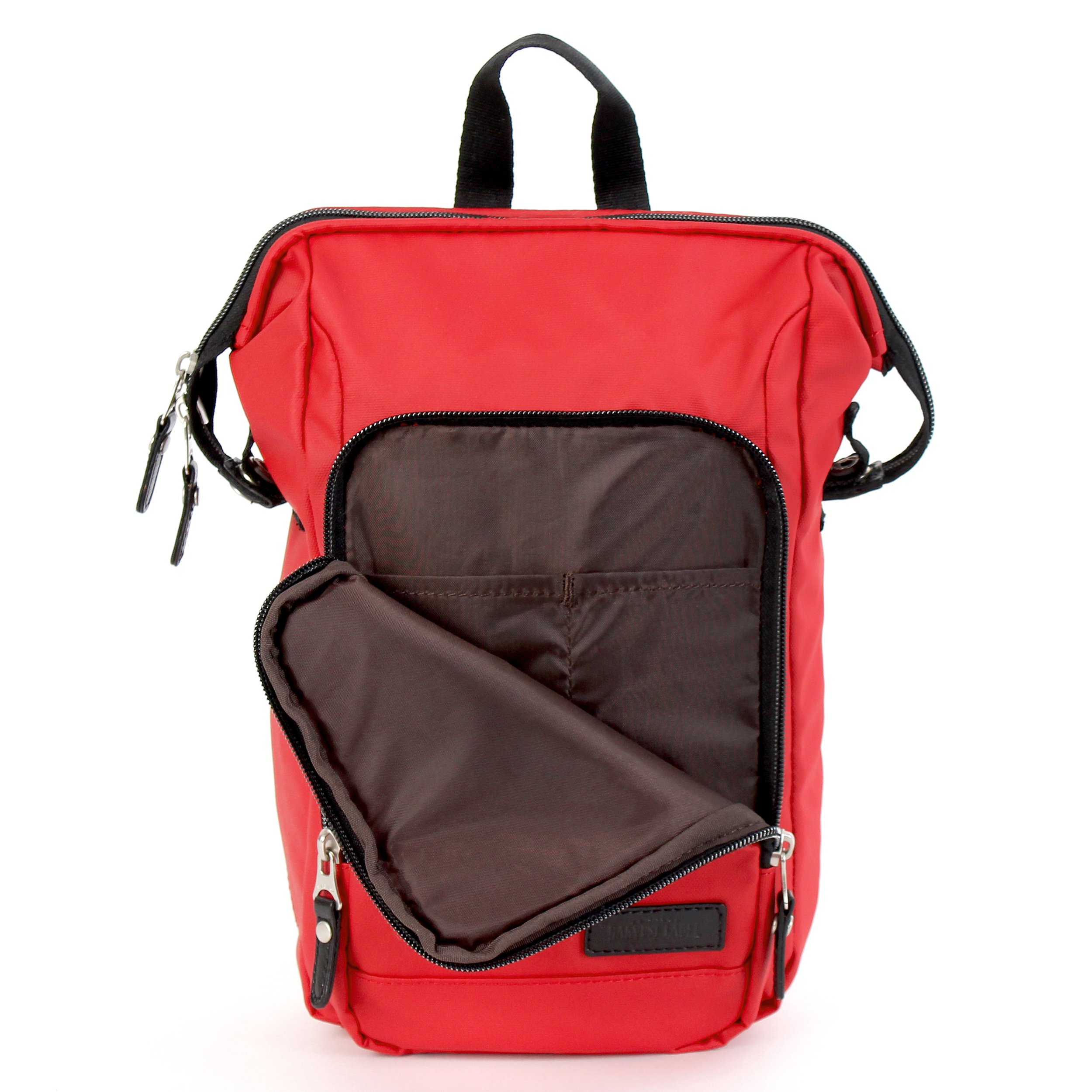 GABA Sling Pack in three available colors, showcasing its compact design and adjustable shoulder strap.