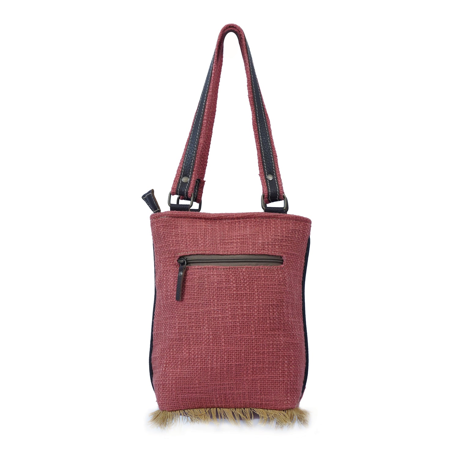 Gifo Tote Bag featuring colorful print, crafted from cotton, canvas, and leather, perfect for kids.