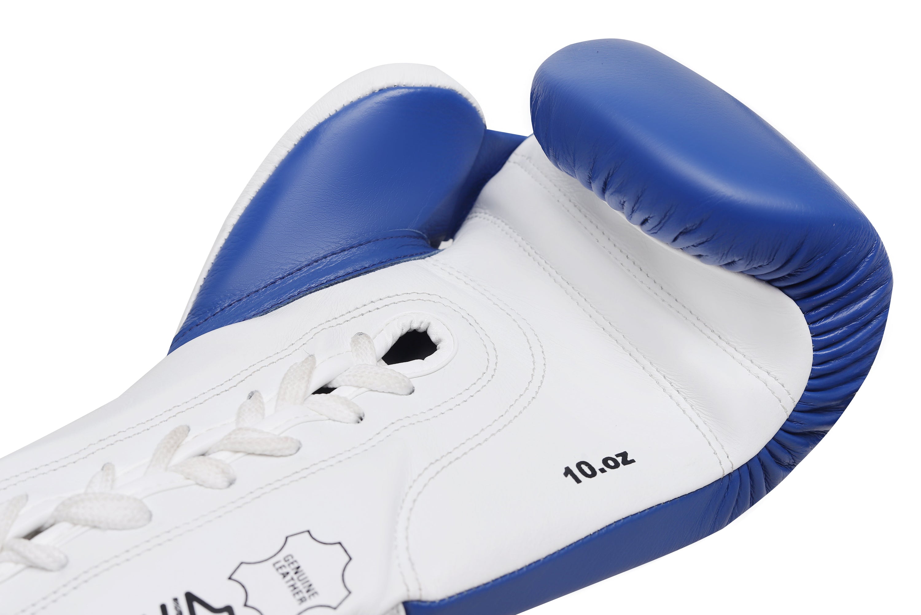 Green Hill Boxing Gloves DOVE in black and white, showcasing premium leather and multi-layered padding for safety.