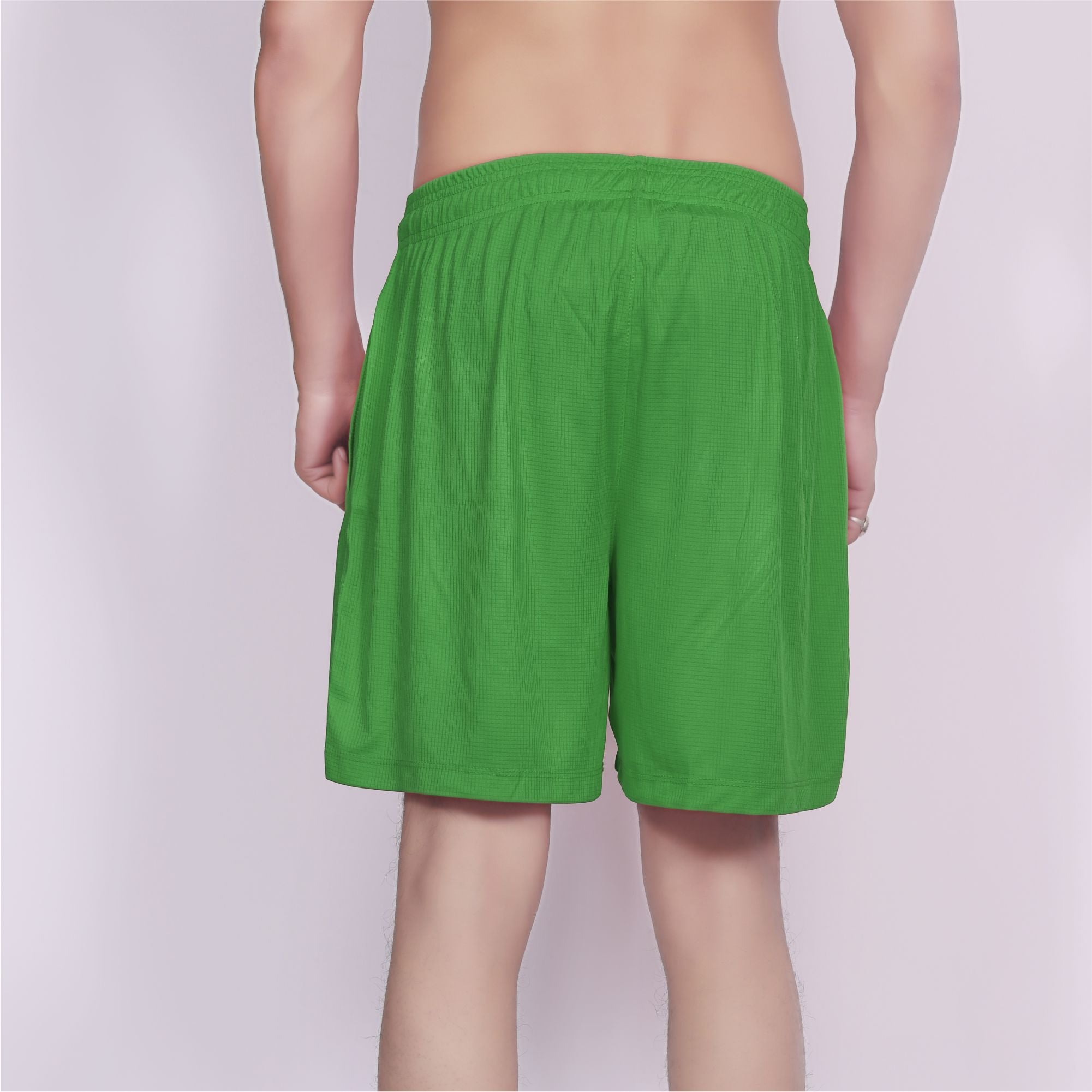 Green Hill Men Running GYM Shorts in a pack of 2, featuring a lightweight design, elastic waistband, and dual zippered pockets.