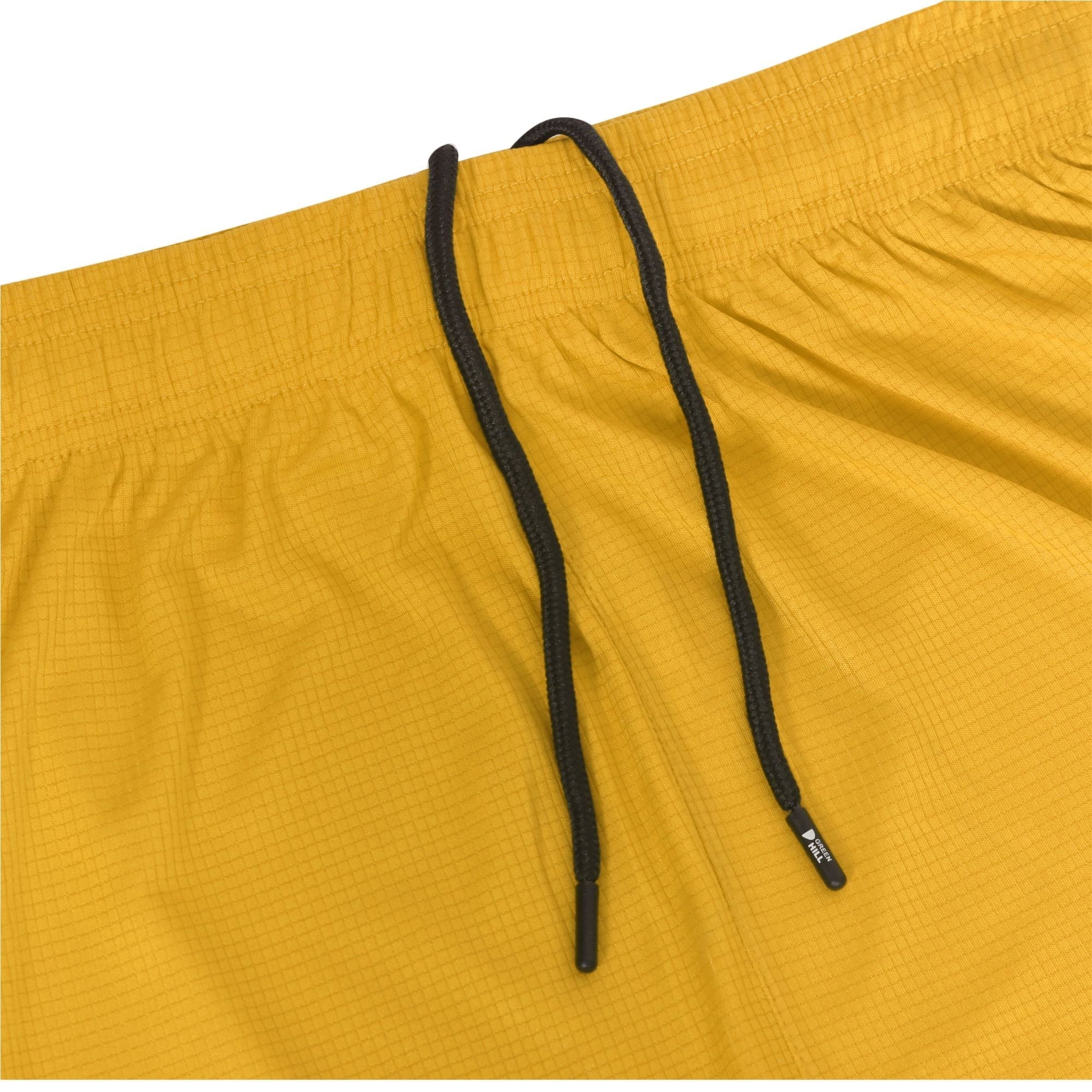 Green Hill Men Running GYM Shorts in a pack of 2, featuring a lightweight design, elastic waistband, and dual zippered pockets.