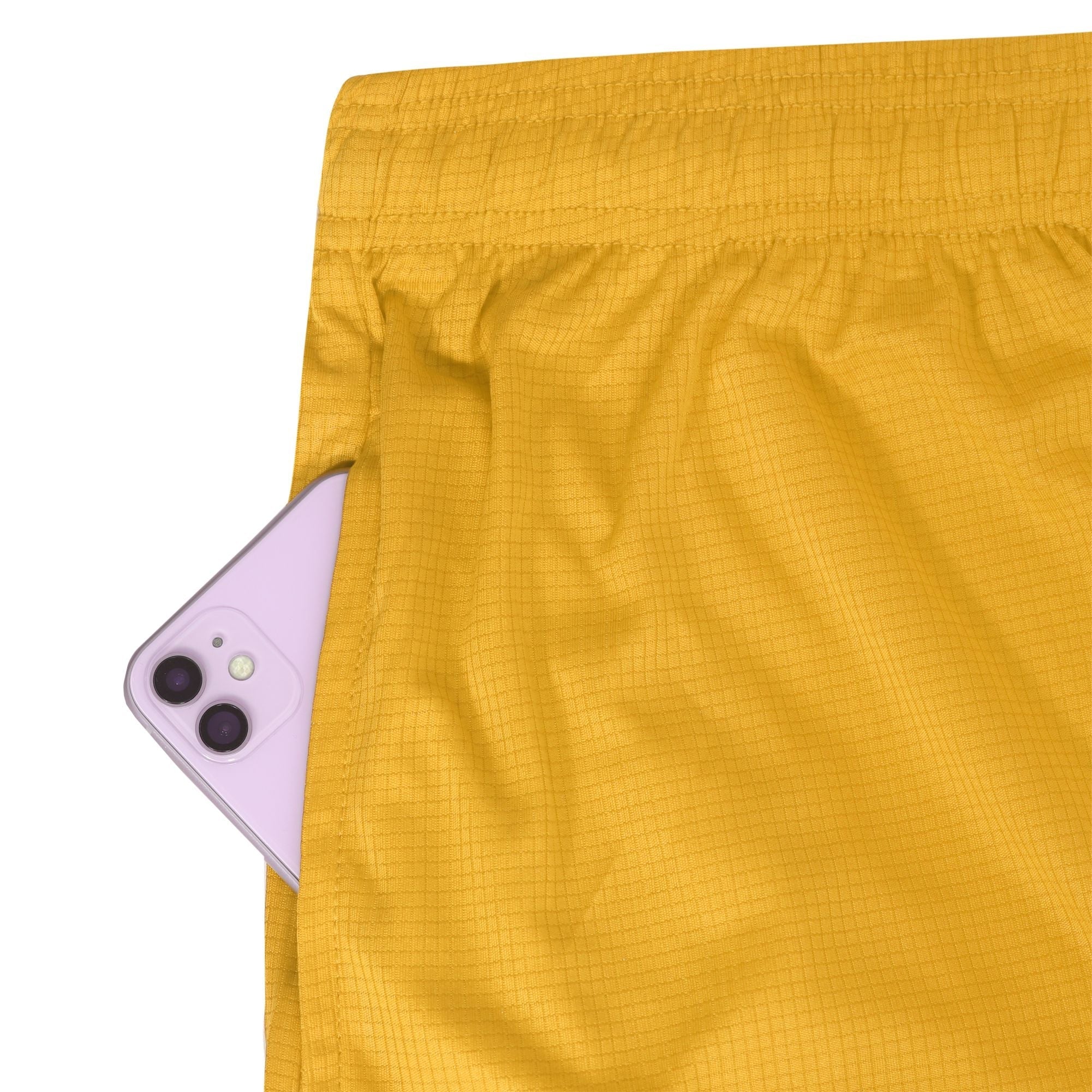 Green Hill Men Running GYM Shorts in a pack of 2, featuring a lightweight design, elastic waistband, and dual zippered pockets.