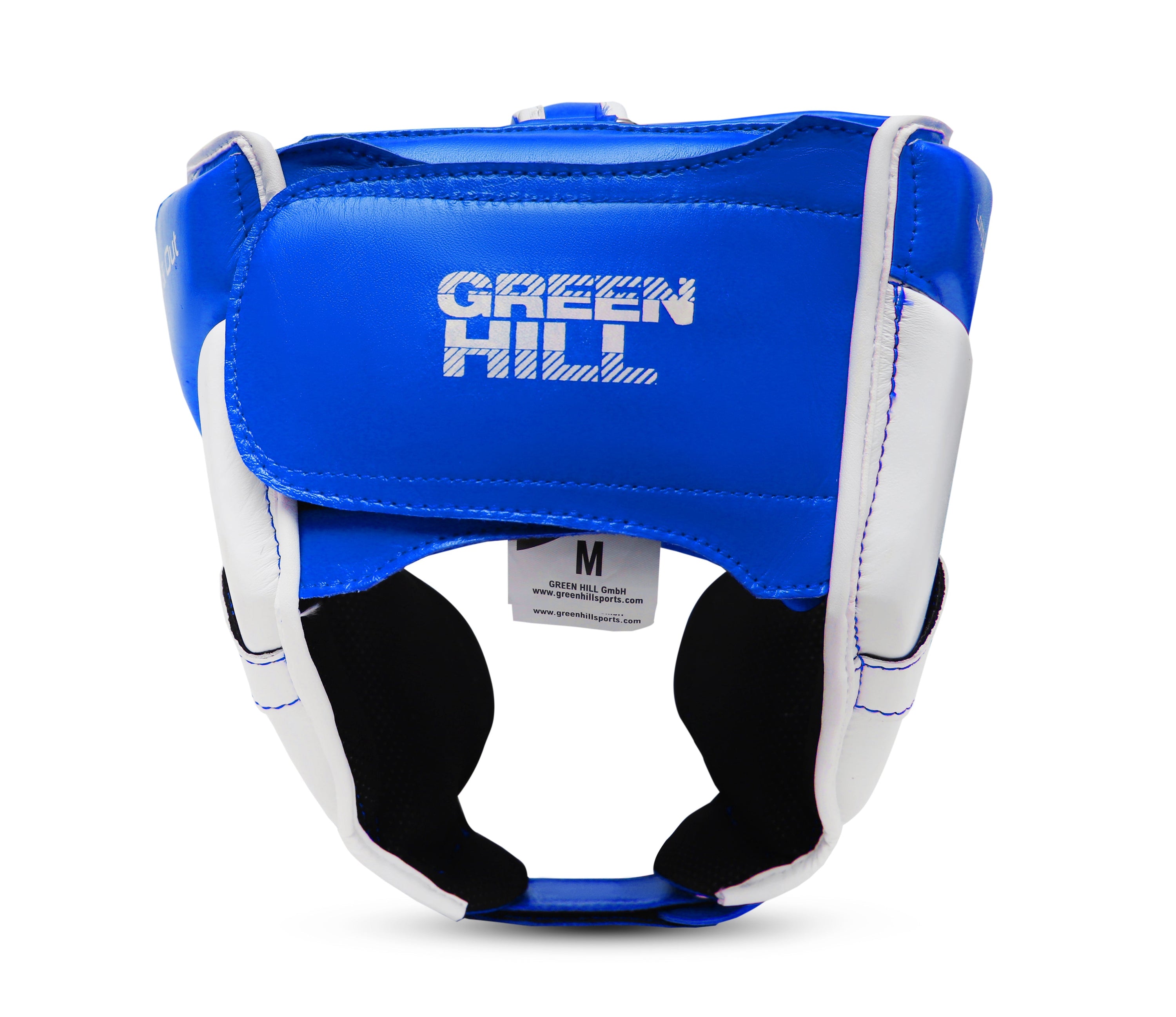 Headguard Out and Out made of genuine leather with padded ear shields and adjustable top panel, designed for young boxers.