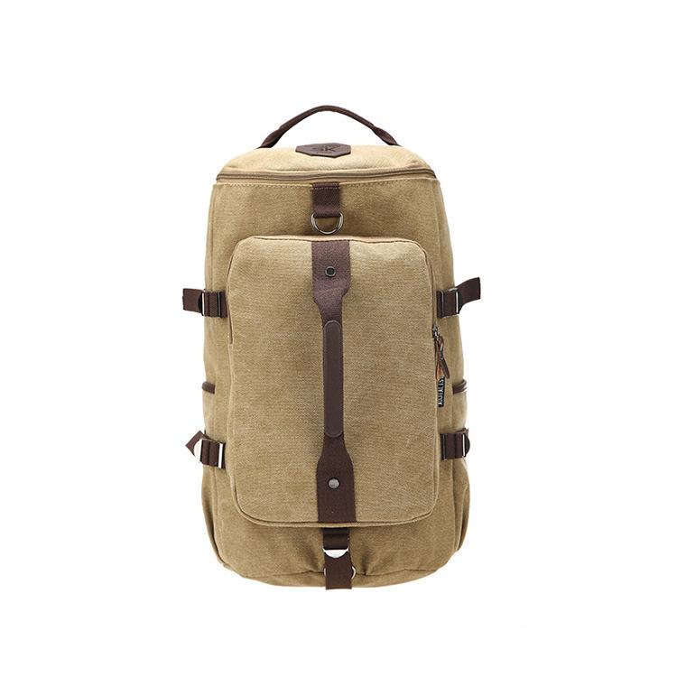 High Quality Casual Popular Canvas Backpack in stylish design, made from durable canvas with adjustable straps and smooth zipper.