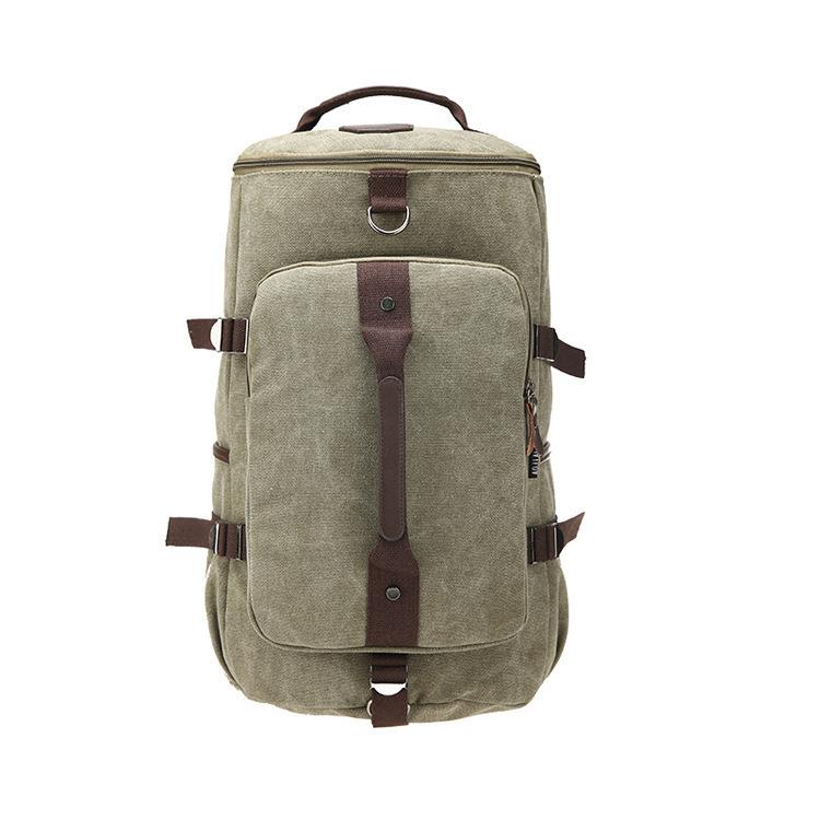 High Quality Casual Popular Canvas Backpack in stylish design, made from durable canvas with adjustable straps and smooth zipper.