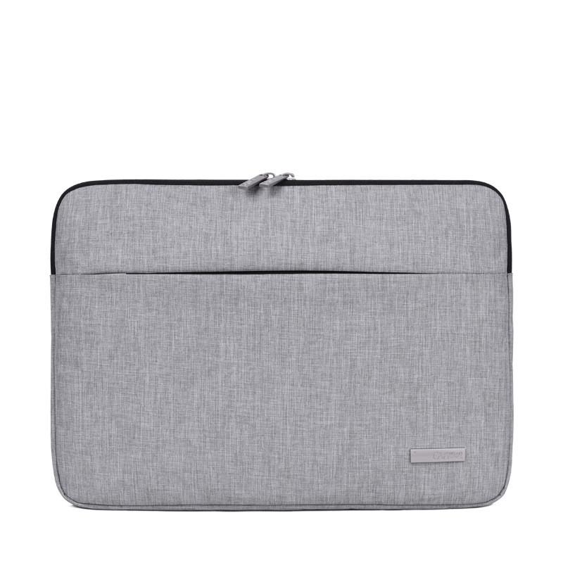 High-quality water repellent laptop liner bag made from durable polyester fabric, designed to fit laptops up to 15.6 inches.