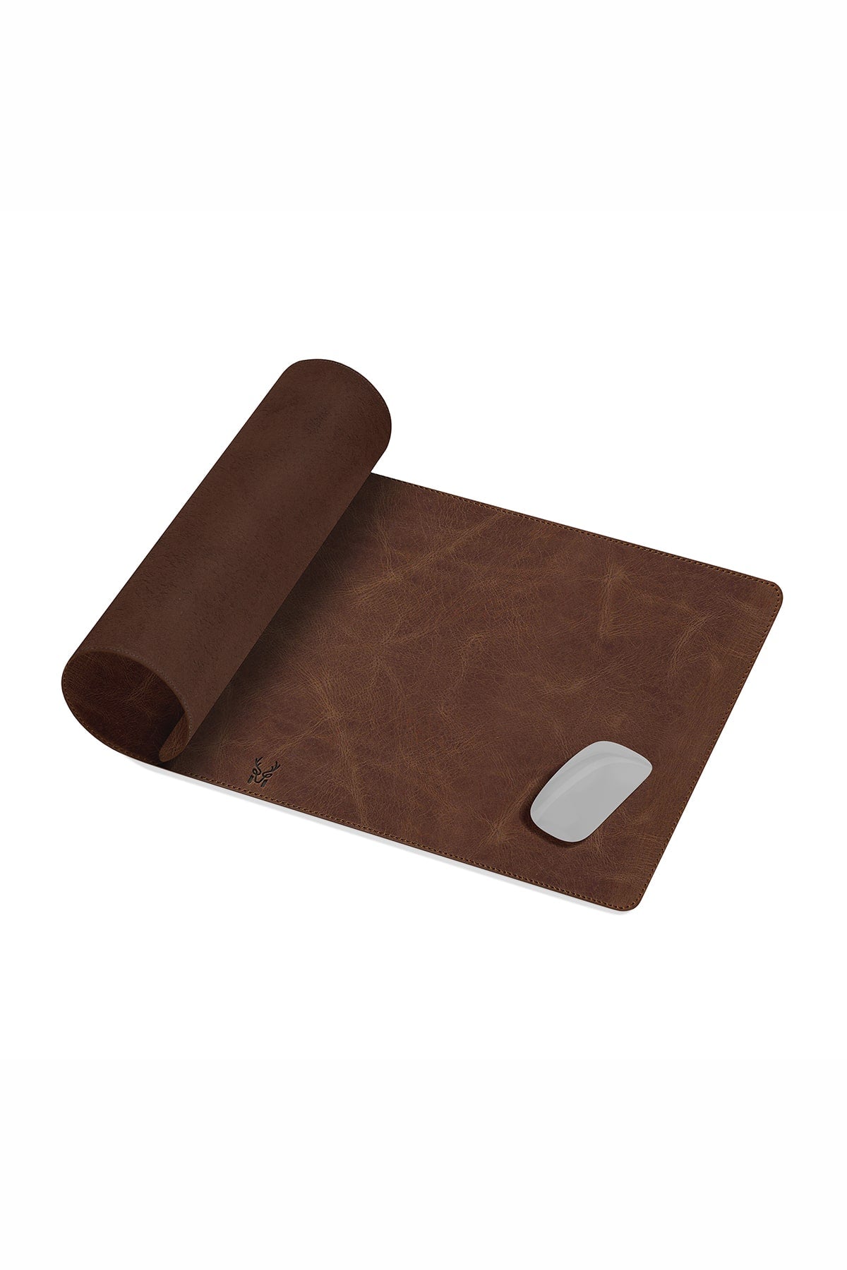 Hobart Genuine Leather Luxury Desk Mat showcasing its elegant design and smooth surface, perfect for enhancing any workspace.