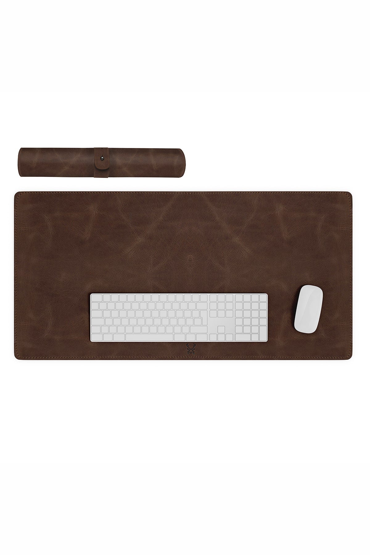 Hobart Genuine Leather Luxury Desk Mat showcasing its elegant design and smooth surface, perfect for enhancing any workspace.