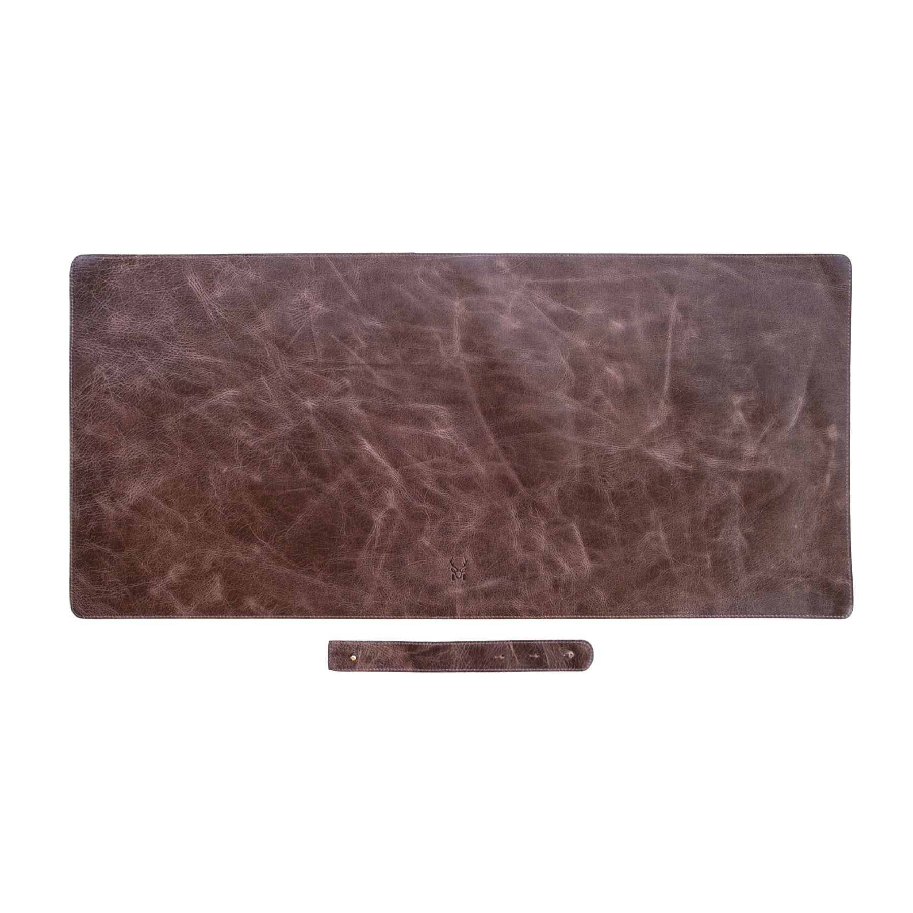 Hobart Genuine Leather Luxury Desk Mat showcasing its elegant design and smooth surface, perfect for enhancing any workspace.