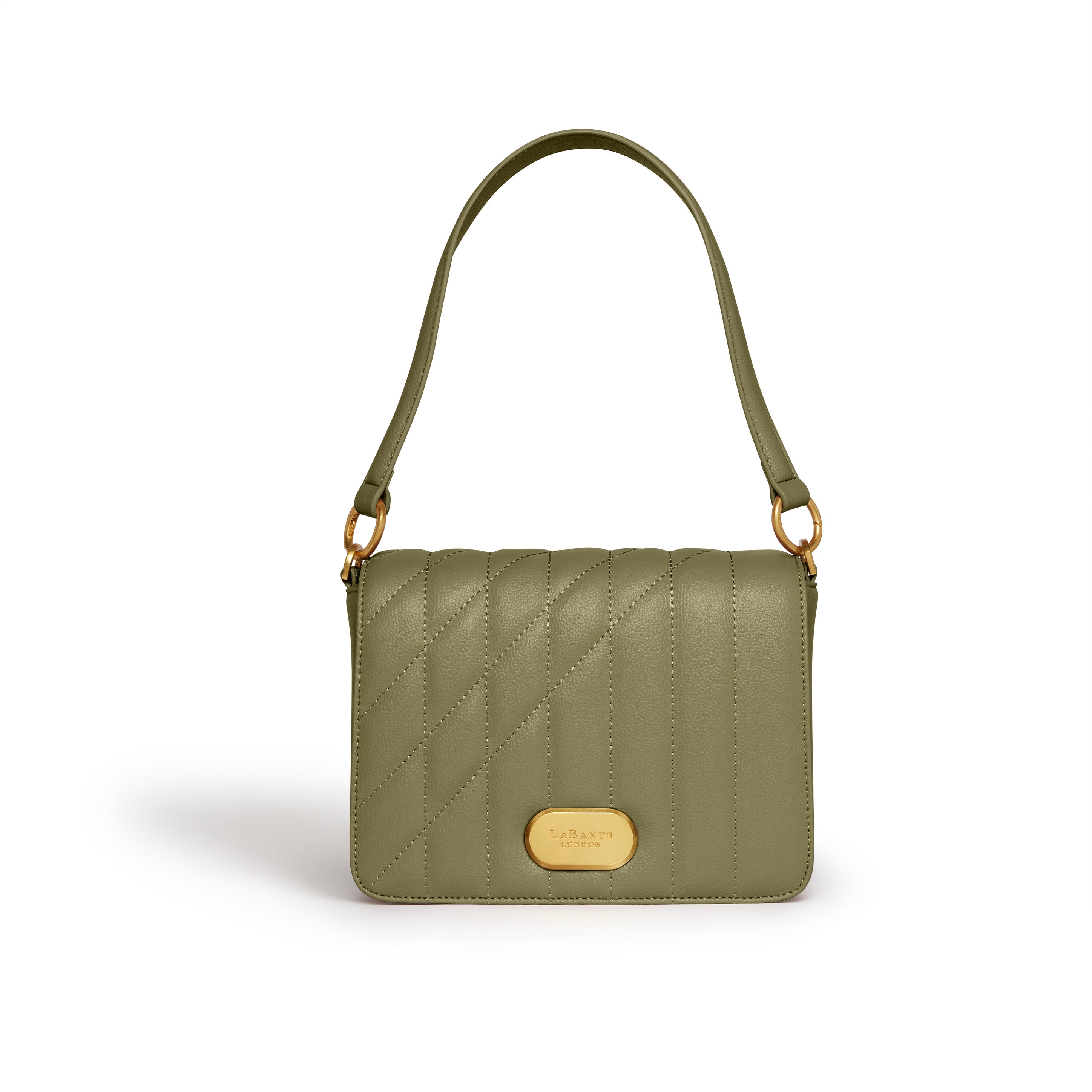 Iris Shoulder Bag in Green featuring artistic design by Iris Scott, showcasing a stylish and eco-friendly handbag.