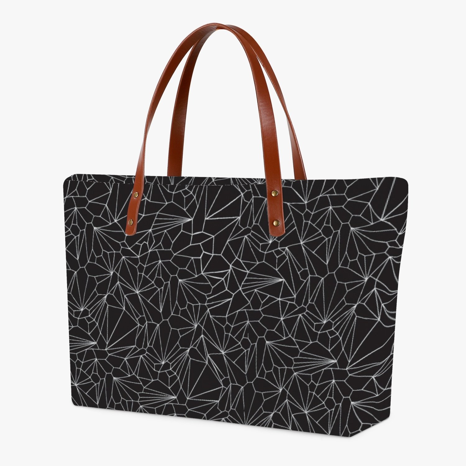 Jacki Easlick Architectural Print Diving Cloth Tote Bag featuring a stylish design with durable handles and spacious interior.