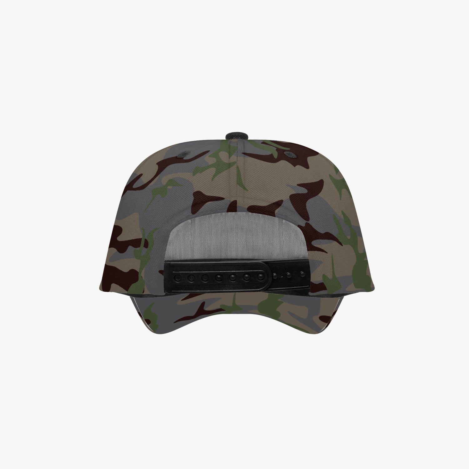 Jacki Easlick Chic Camo Hat featuring a stylish camouflage pattern, structured fit, and flat bill design, suitable for unisex wear.