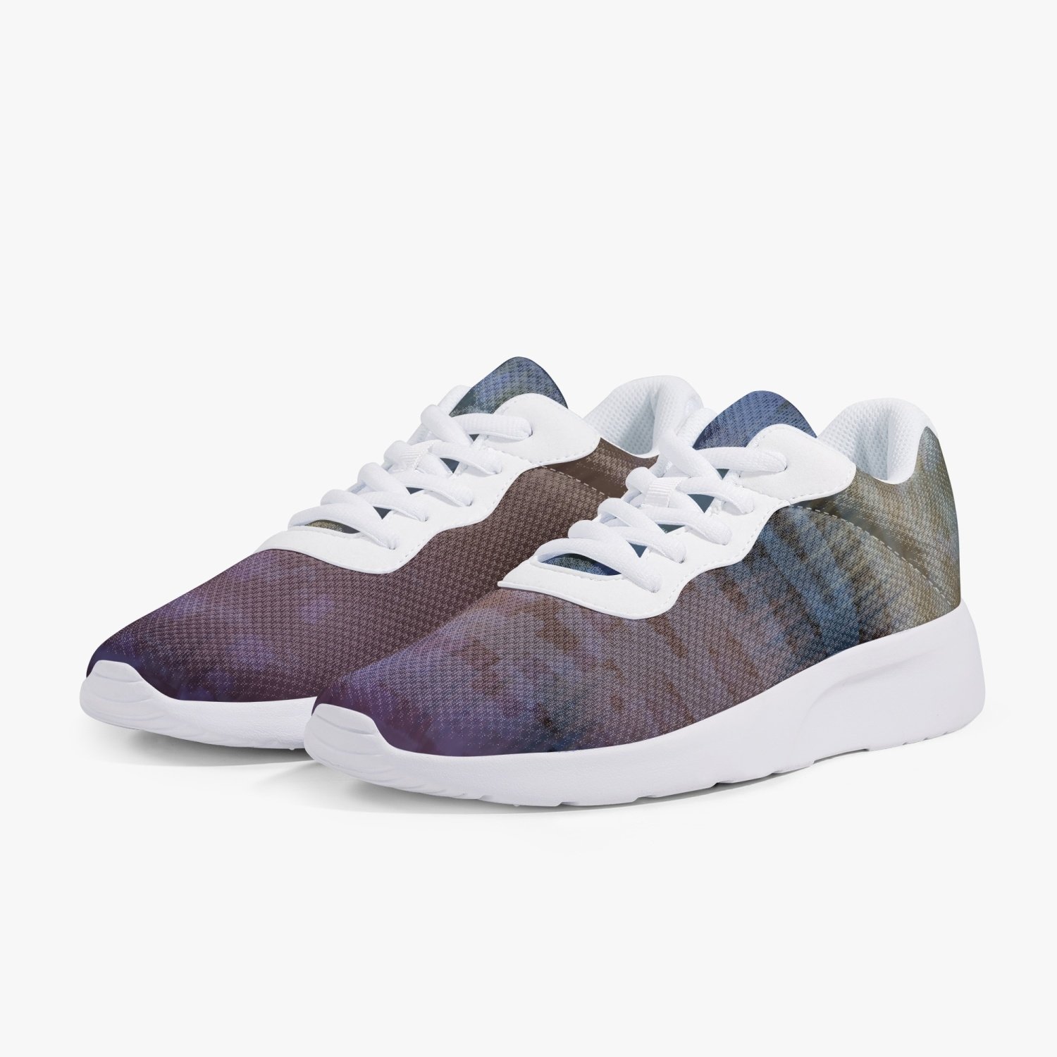 Jacki Easlick Iridescence Mesh Running Sneakers showcasing a lightweight and breathable design with iridescent accents.