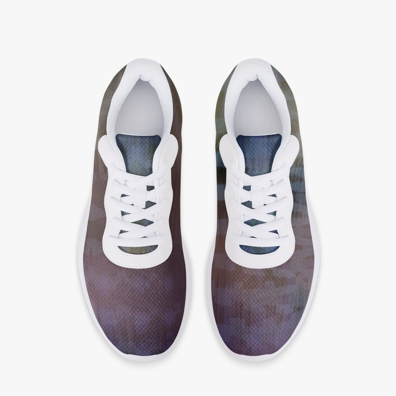 Jacki Easlick Iridescence Mesh Running Sneakers showcasing a lightweight and breathable design with iridescent accents.