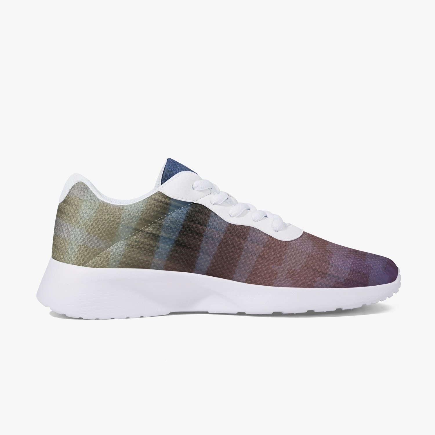 Jacki Easlick Iridescence Mesh Running Sneakers showcasing a lightweight and breathable design with iridescent accents.