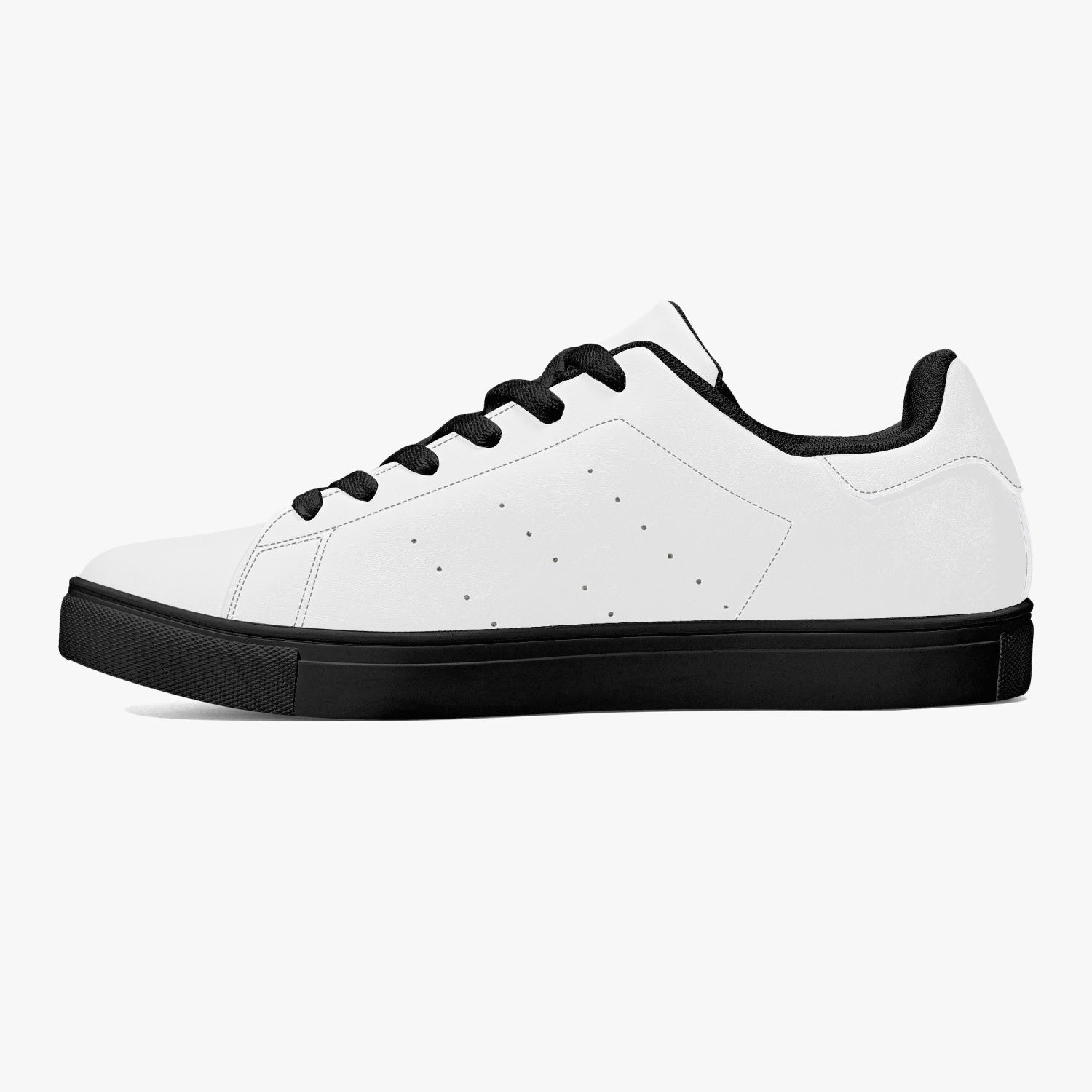 Jacki Easlick Lux Egg Low-Top Leather Sneakers featuring an all-over-print leather upper and classic lace-up design.