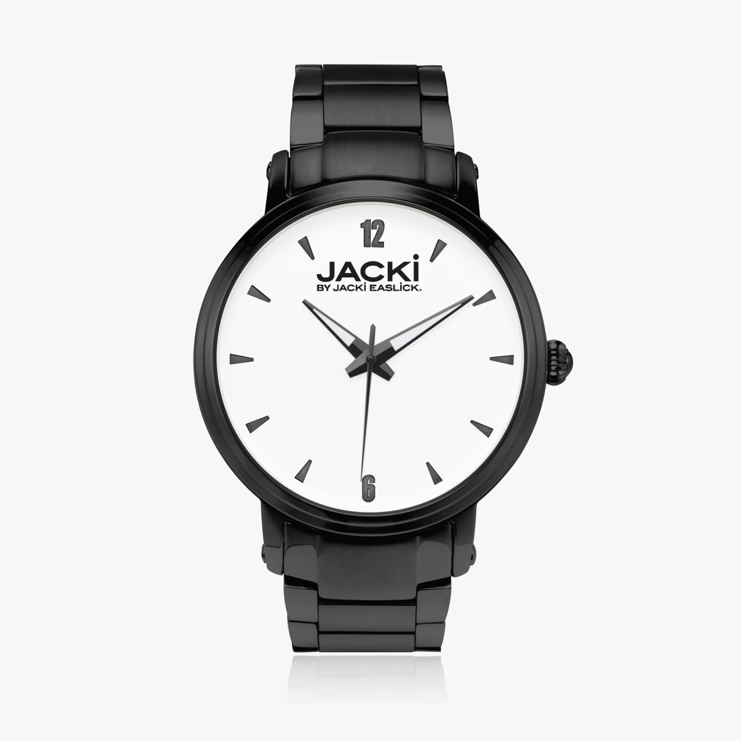 Jacki Easlick Steel Strap Automatic Watch with stainless steel case and classic design, showcasing its elegant features.