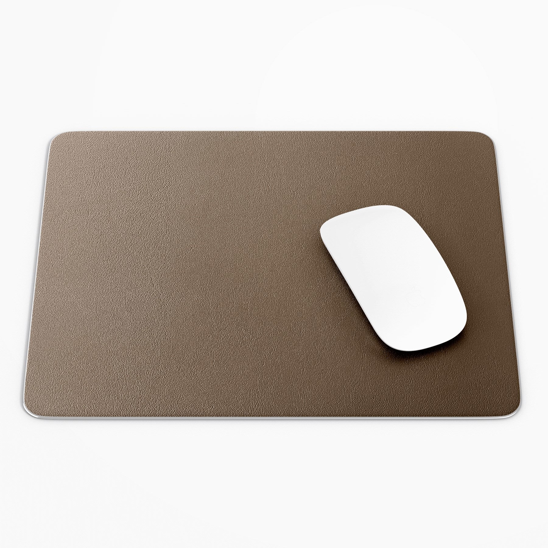 Kansas PU Leather Waterproof Gamer Mouse Pad featuring a sleek design and non-slip suede bottom, perfect for gaming and office use.