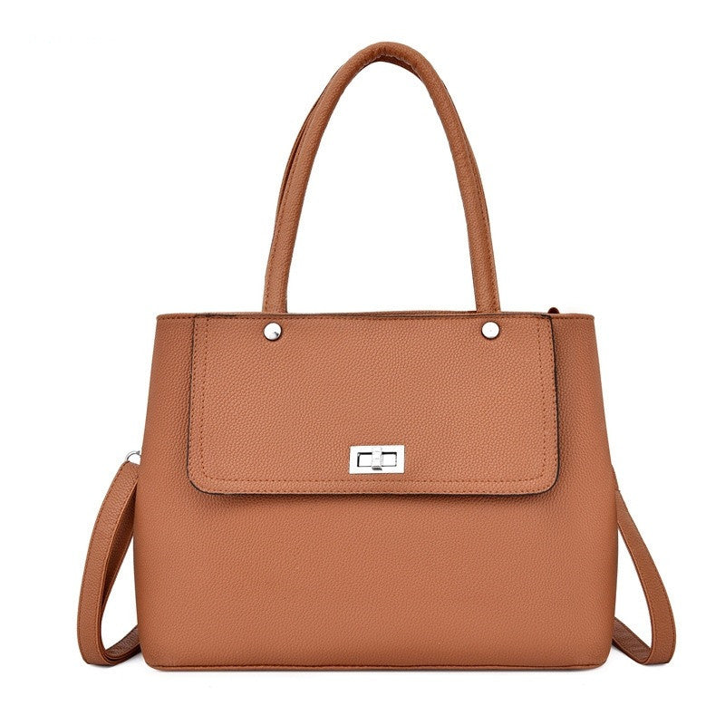 Ladies' Fashion All-Match Messenger Bag in stylish design, made from durable polyester and PU, perfect for daily use.