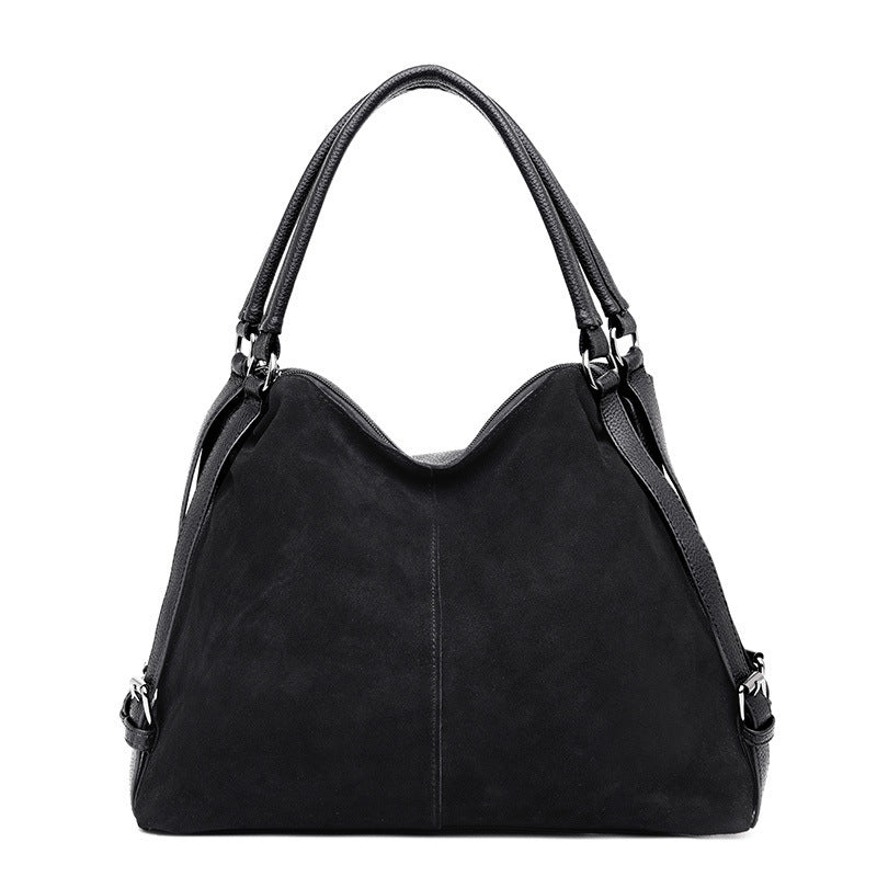 Lady's Dumpling Shape One-shoulder Messenger Bag in stylish design, featuring a soft PU exterior and spacious interior with multiple pockets.