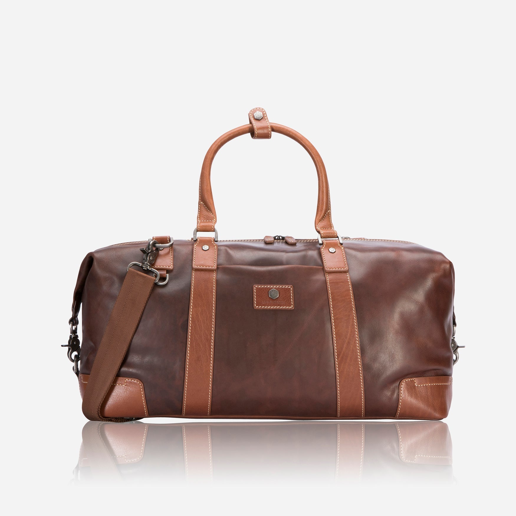 Large Cabin Holdall 50cm in two-tone design, showcasing its spacious interior and stylish appearance, perfect for travel and adventure.