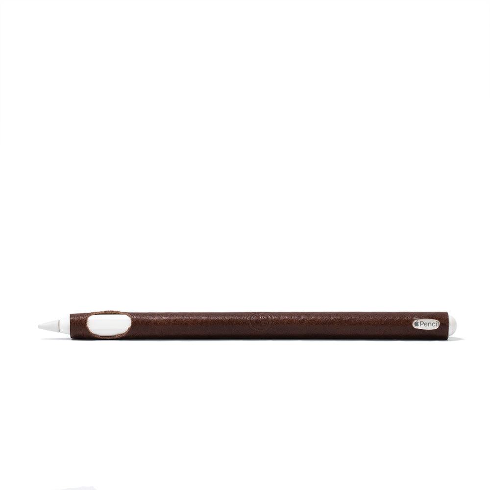 Premium leather sleeve designed for Apple Pencil 2nd generation, showcasing its luxurious Italian leather and snug fit.