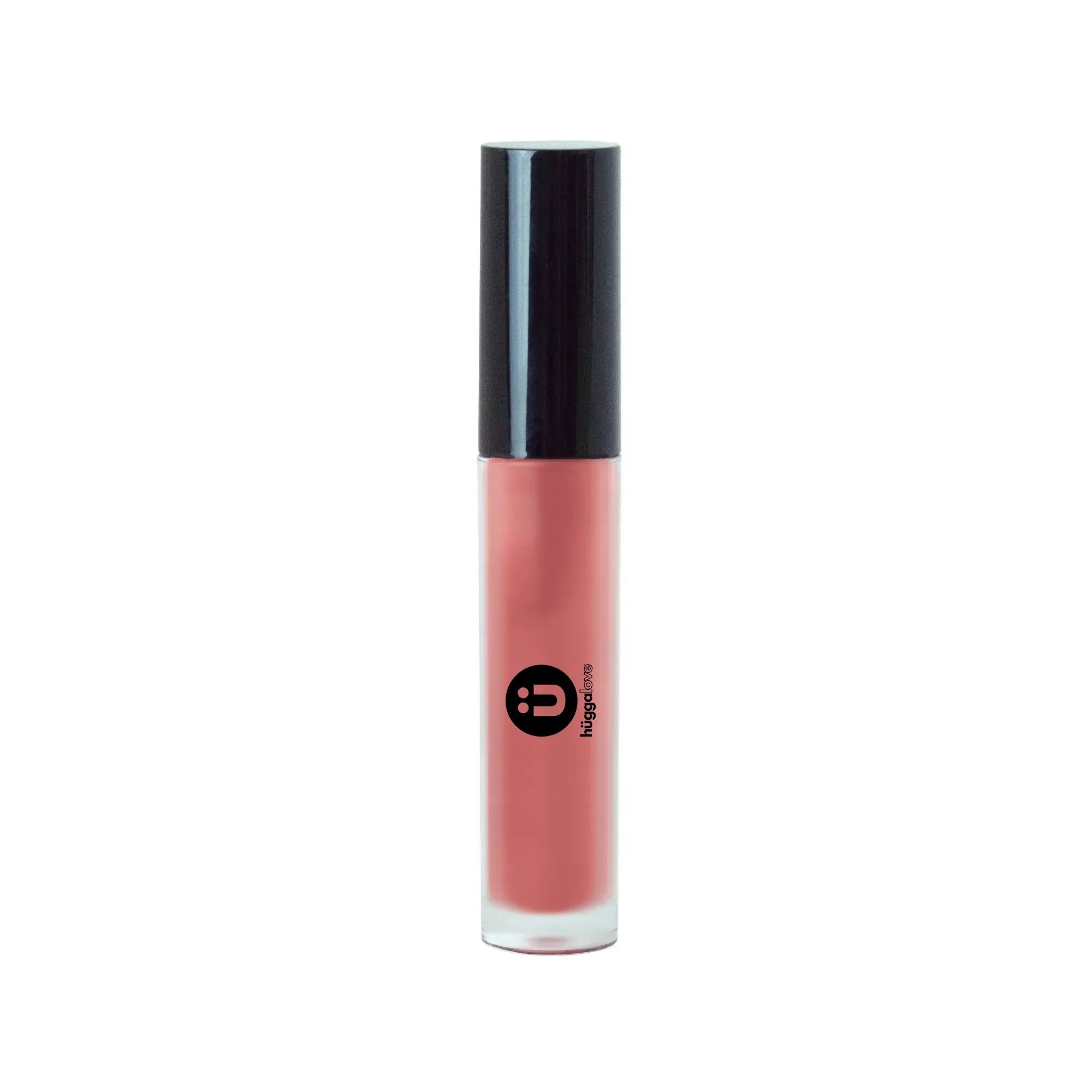 Chestnut Lip Gloss in a sleek tube with a doe-shaped applicator, showcasing its rich chestnut color and glossy finish.