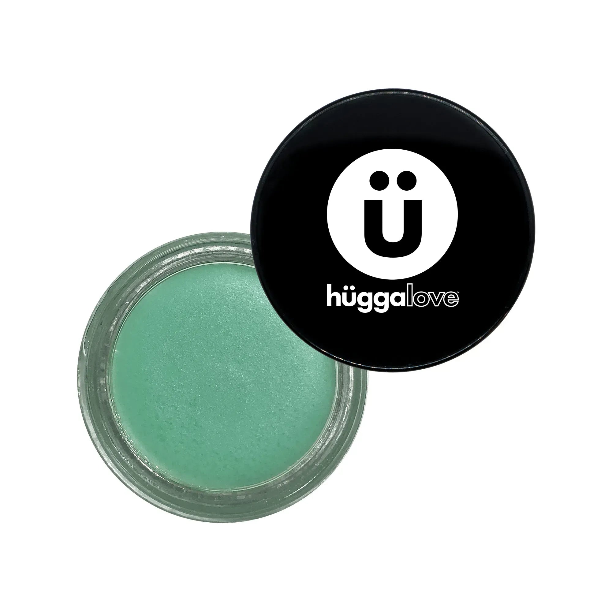 A jar of minty lip scrub with a smooth texture, showcasing its natural ingredients like shea butter and jojoba oil.