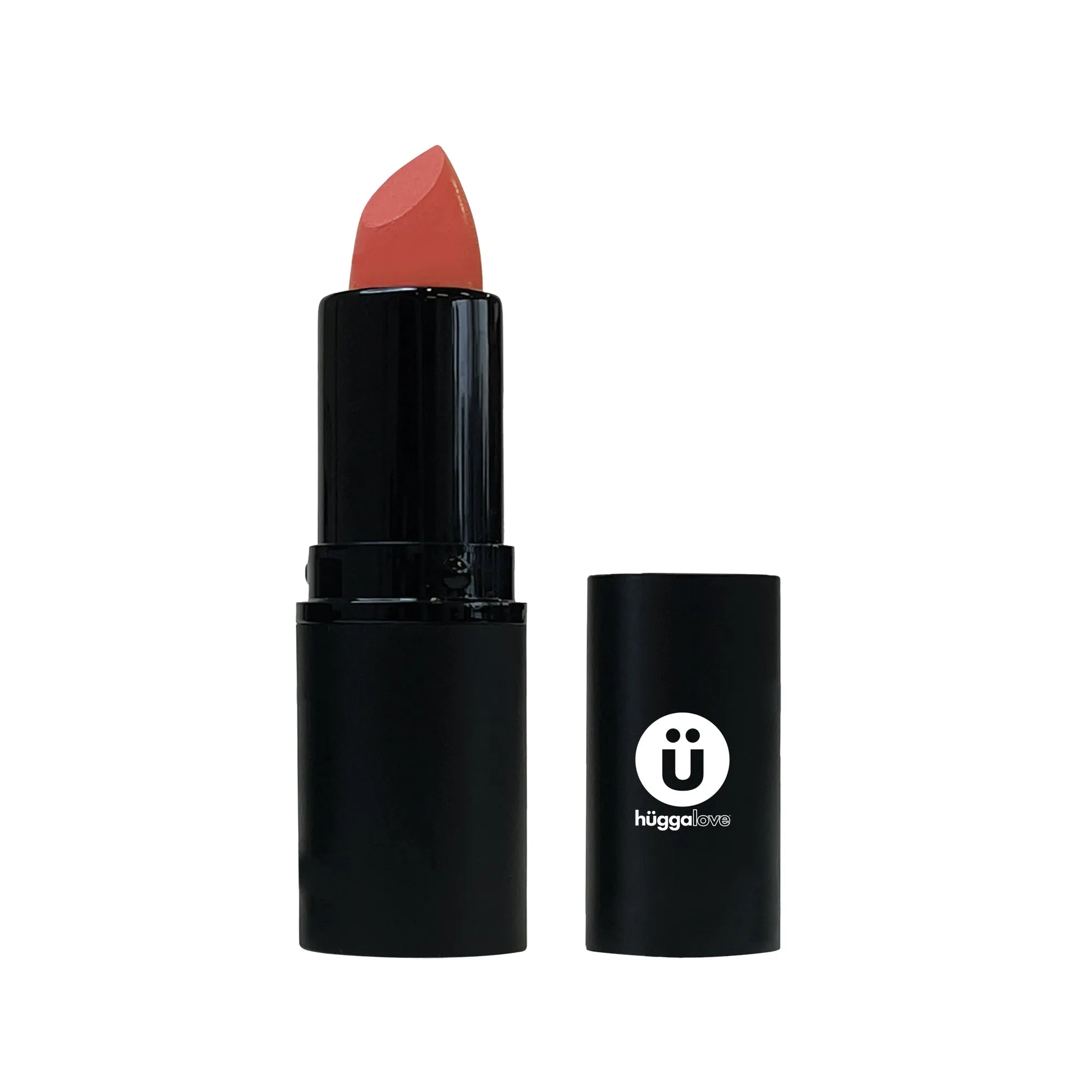 A tube of Creamy Mauve Lipstick showcasing its rich color and glossy finish, set against a soft background.