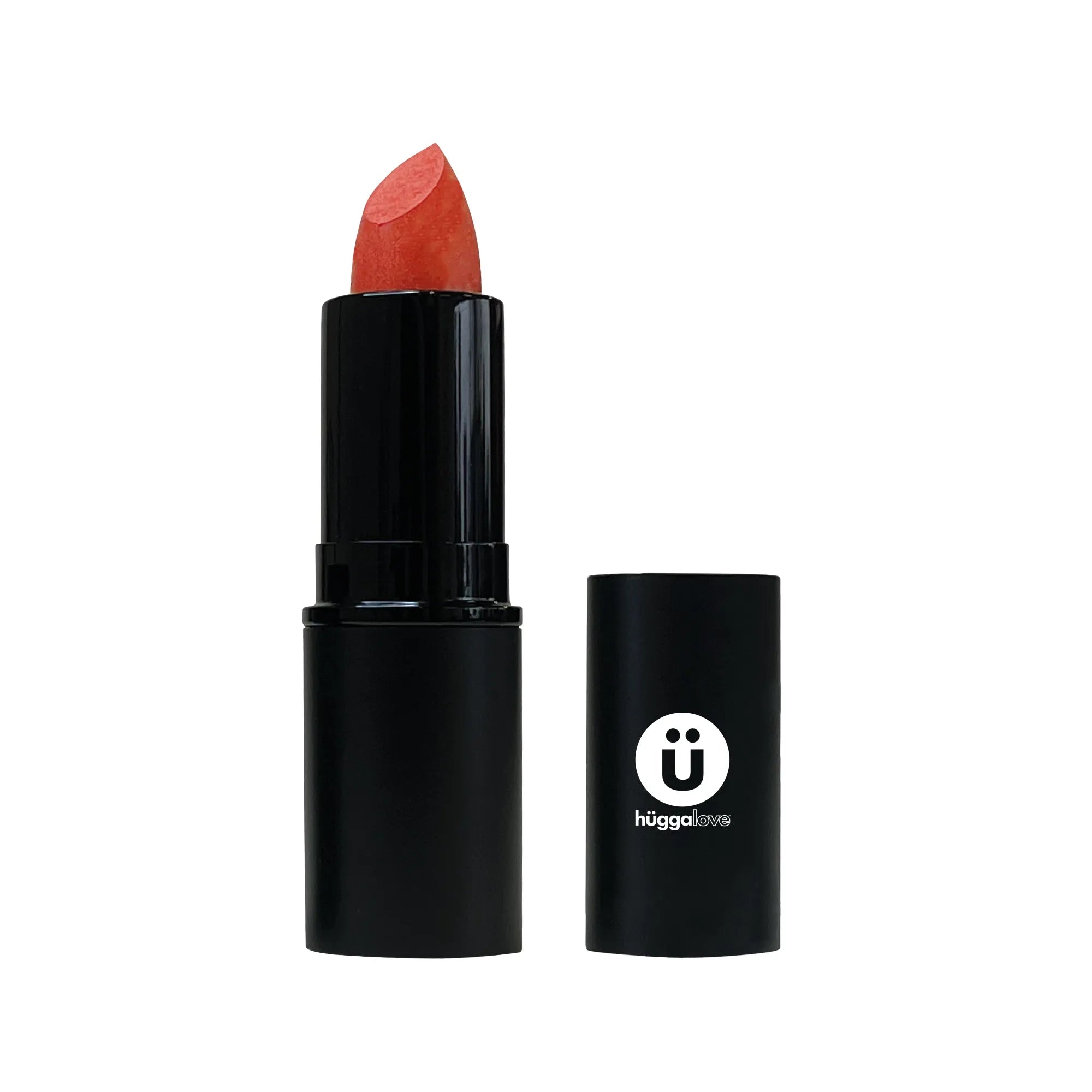 Fire Cracker Red Lipstick in a sleek tube, showcasing its vibrant red color and glossy finish, perfect for enhancing your makeup look.