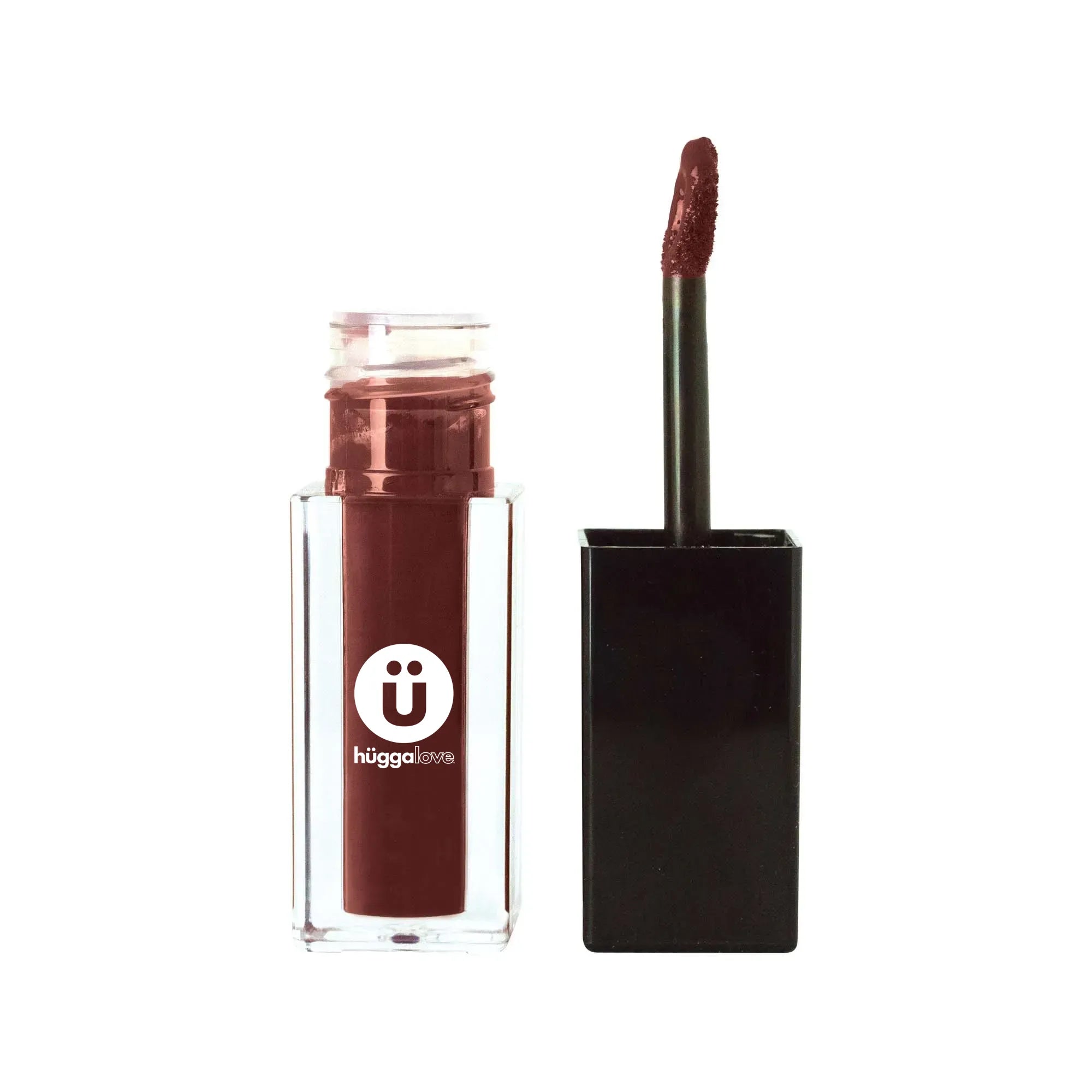 Cherry Wine Liquid Cream Lipstick in a sleek tube, showcasing its rich, deep red color perfect for a luxurious pout.