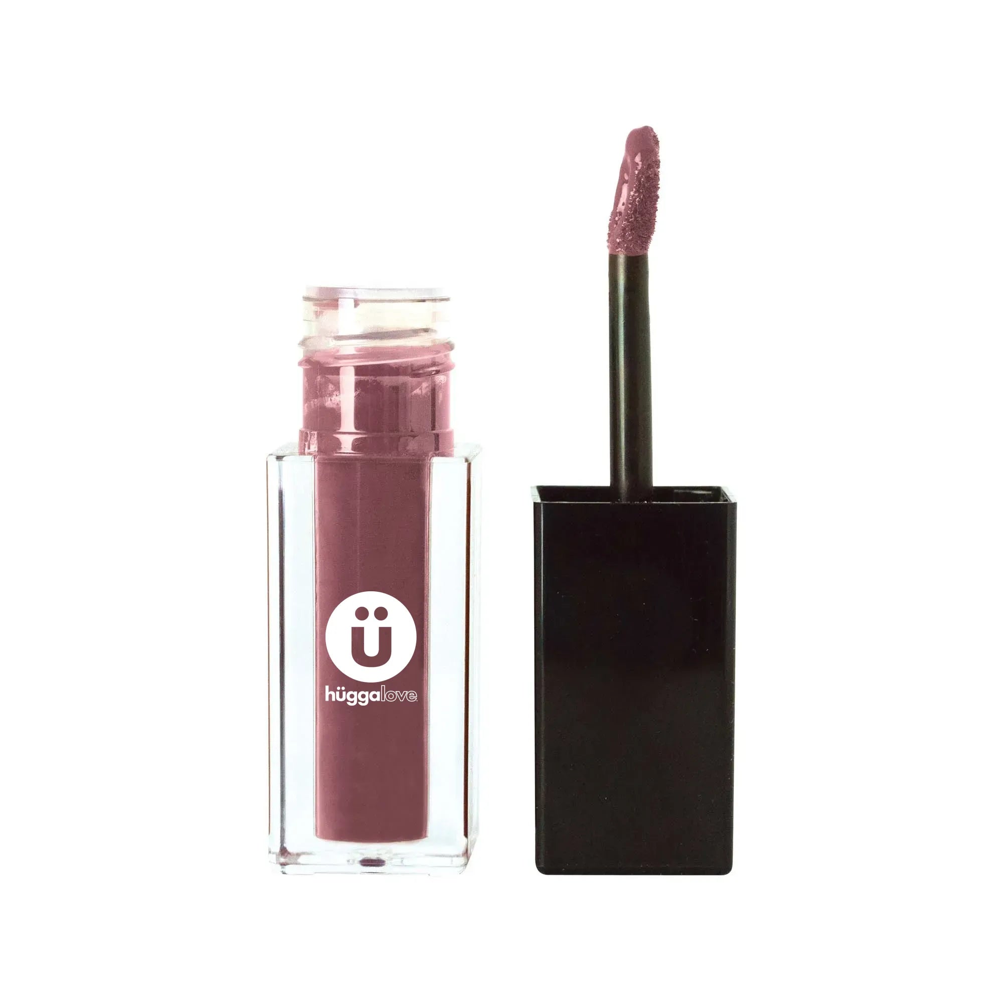 A tube of Sweet Taupe Liquid Cream Lipstick showcasing its sleek design and rich color, perfect for achieving a velvety pout.