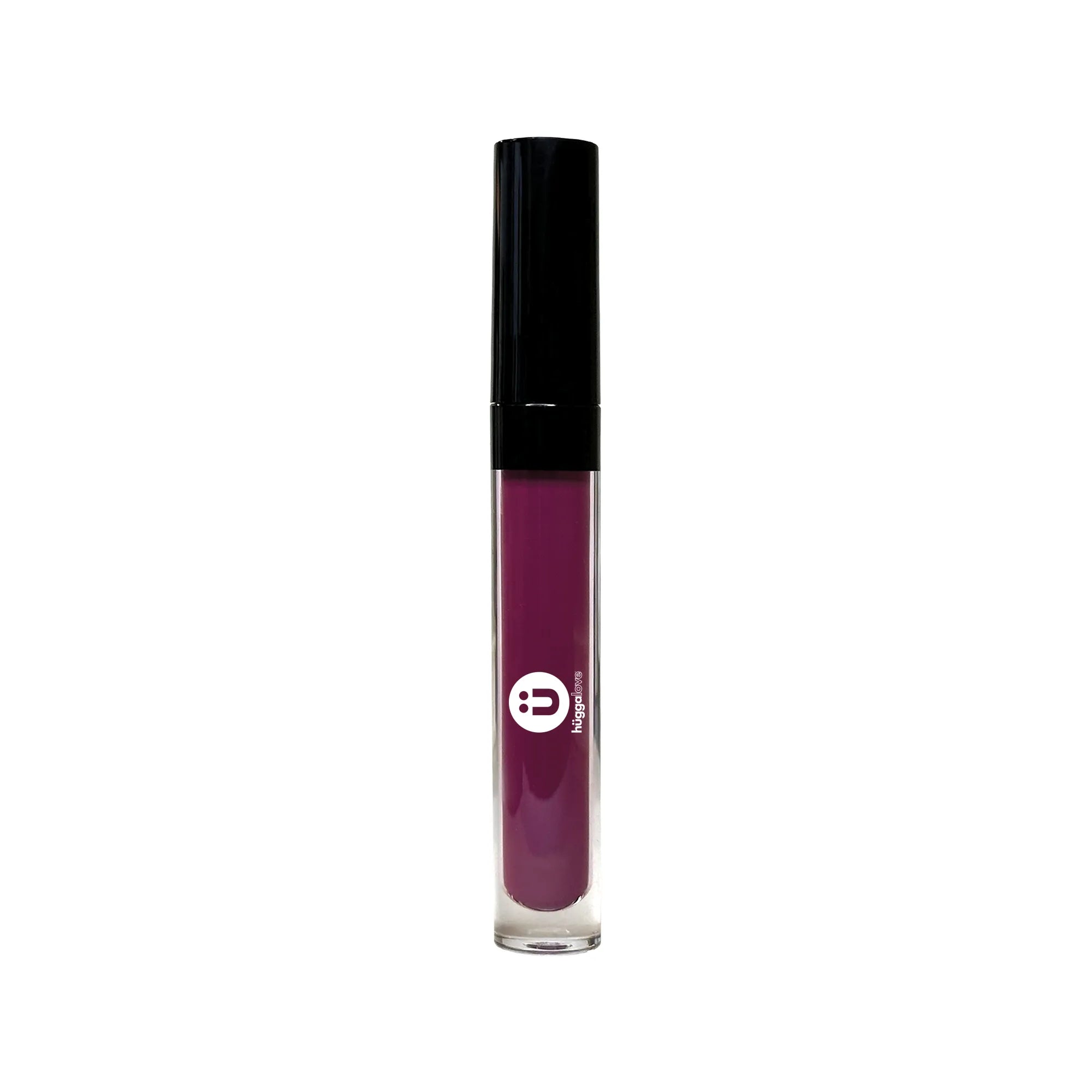 Liquid to Matte Lipstick in Sugar Beet with a slanted doe applicator, showcasing its vibrant color and velvety finish.