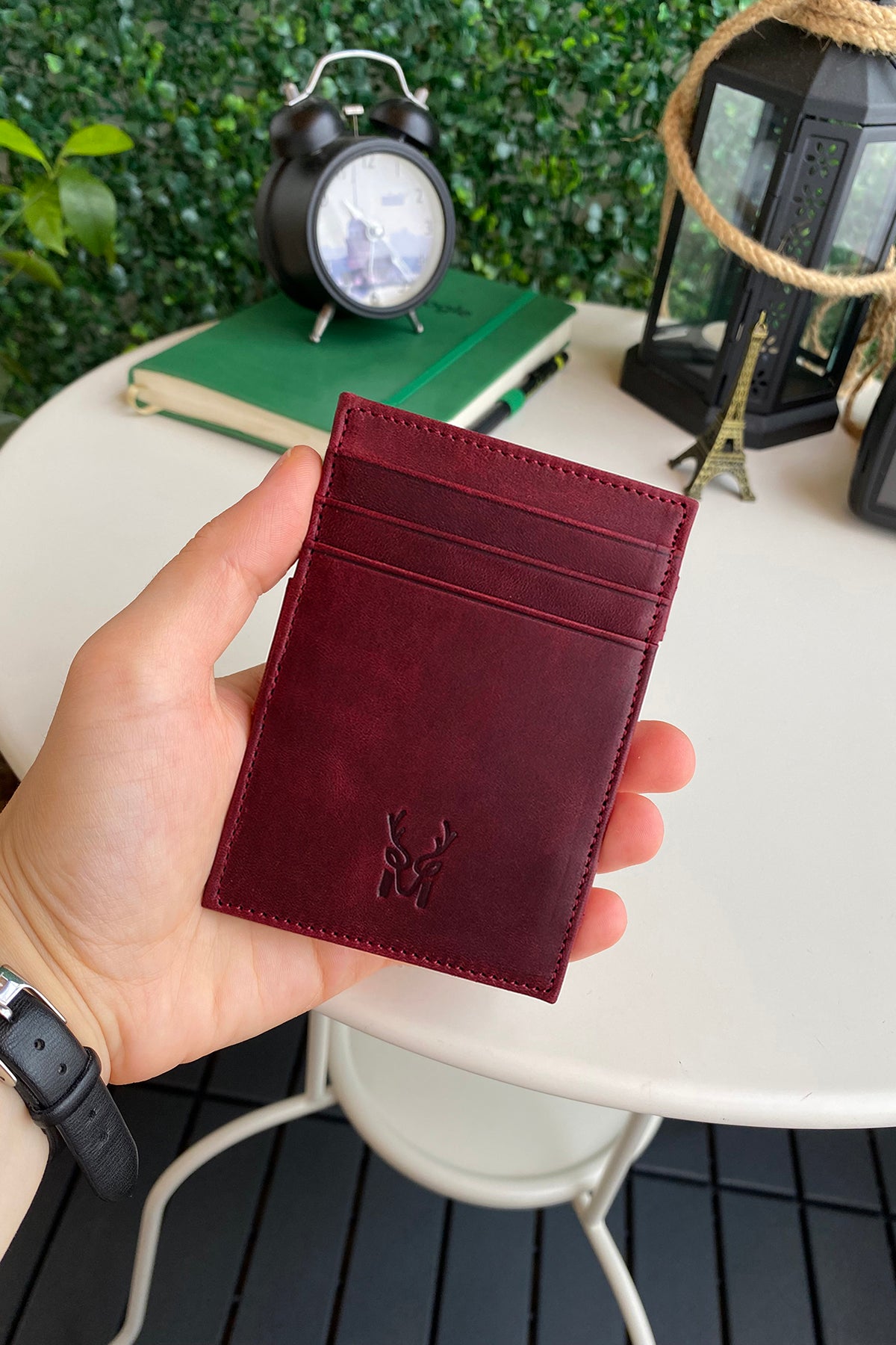 Lotus Genuine Leather Magician Wallet showcasing premium leather, elegant design, and RFID technology.