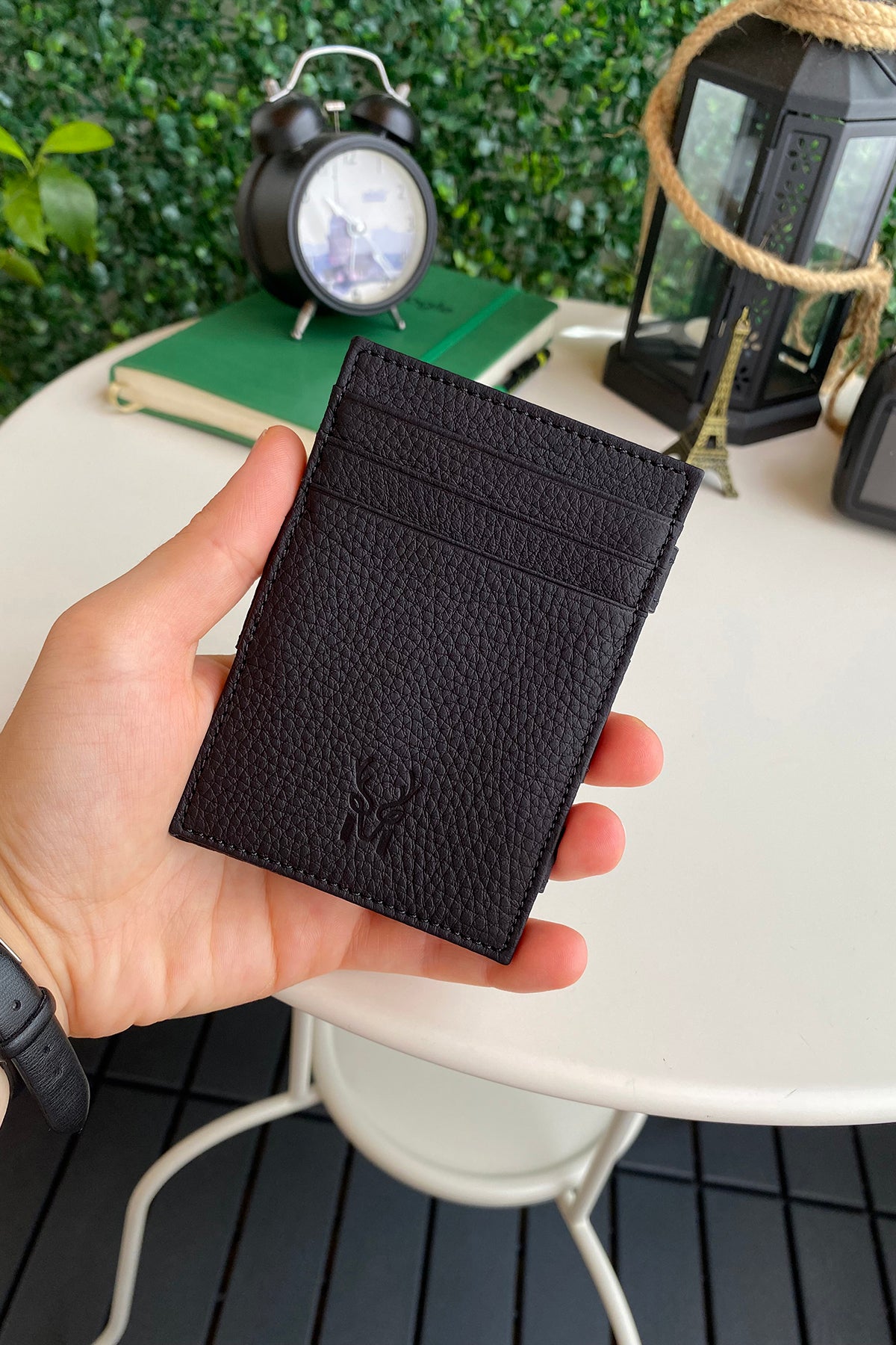 Lotus Genuine Leather Magician Wallet showcasing premium leather, elegant design, and RFID technology.